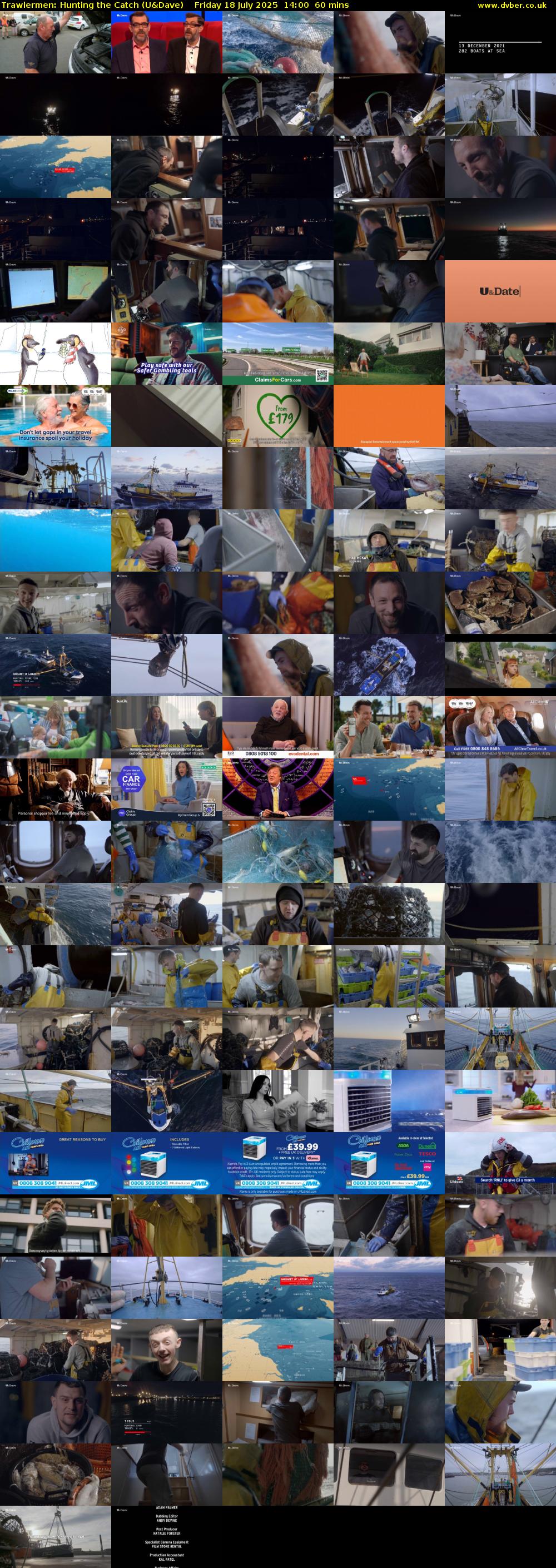 Trawlermen: Hunting the Catch (U&Dave) Friday 18 July 2025 14:00 - 15:00