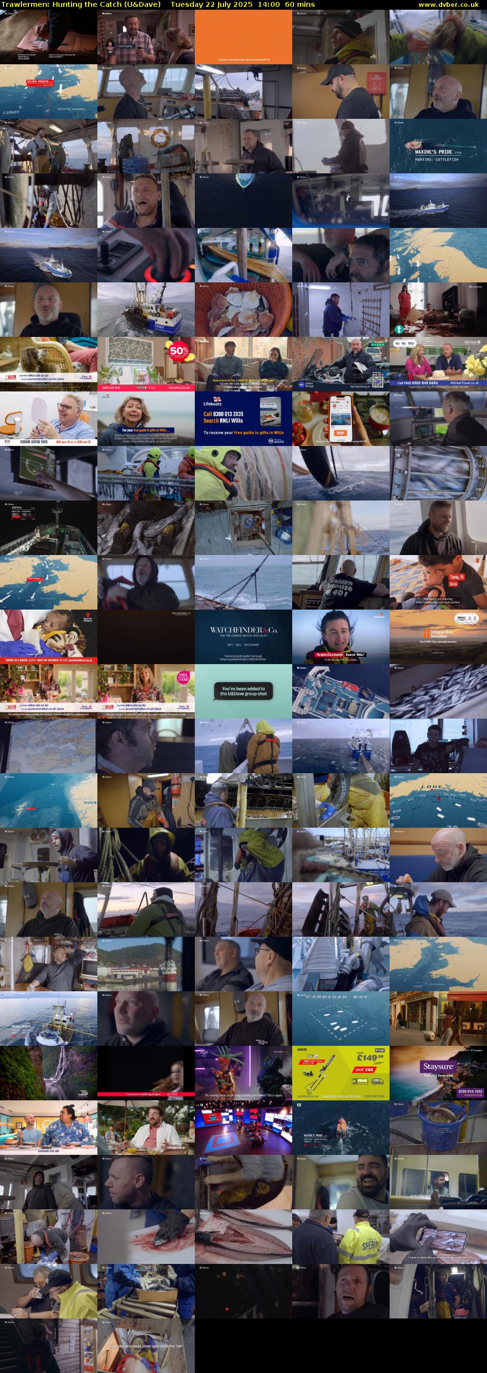 Trawlermen: Hunting the Catch (U&Dave) Tuesday 22 July 2025 14:00 - 15:00