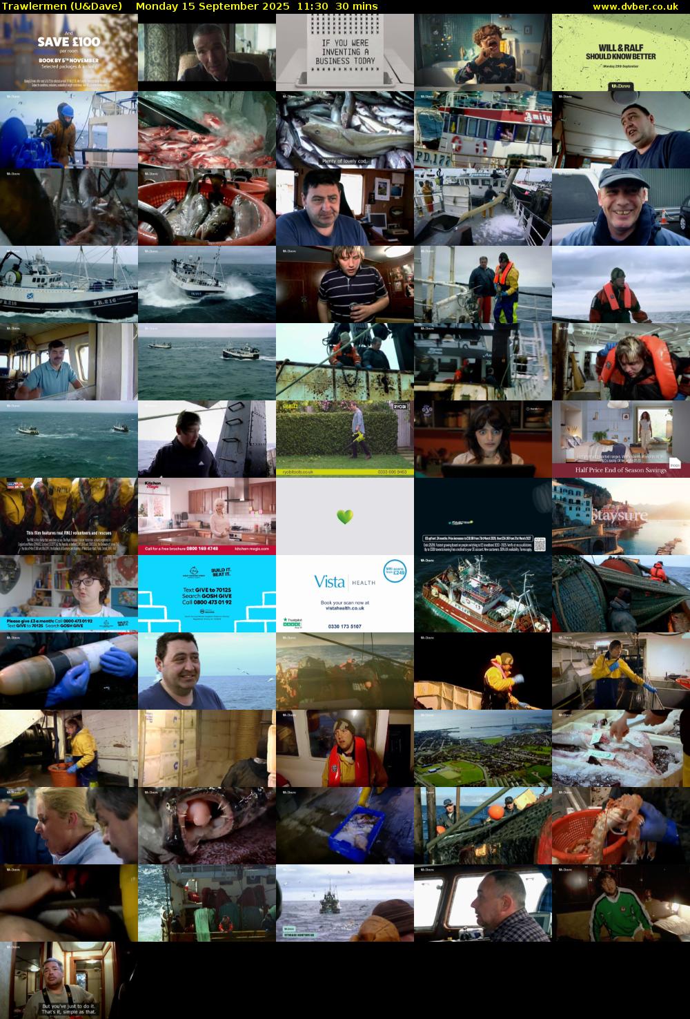 Trawlermen (U&Dave) Monday 15 September 2025 11:30 - 12:00