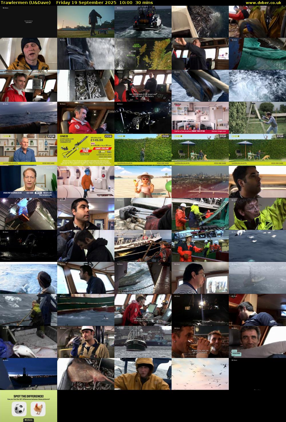 Trawlermen (U&Dave) Friday 19 September 2025 10:00 - 10:30