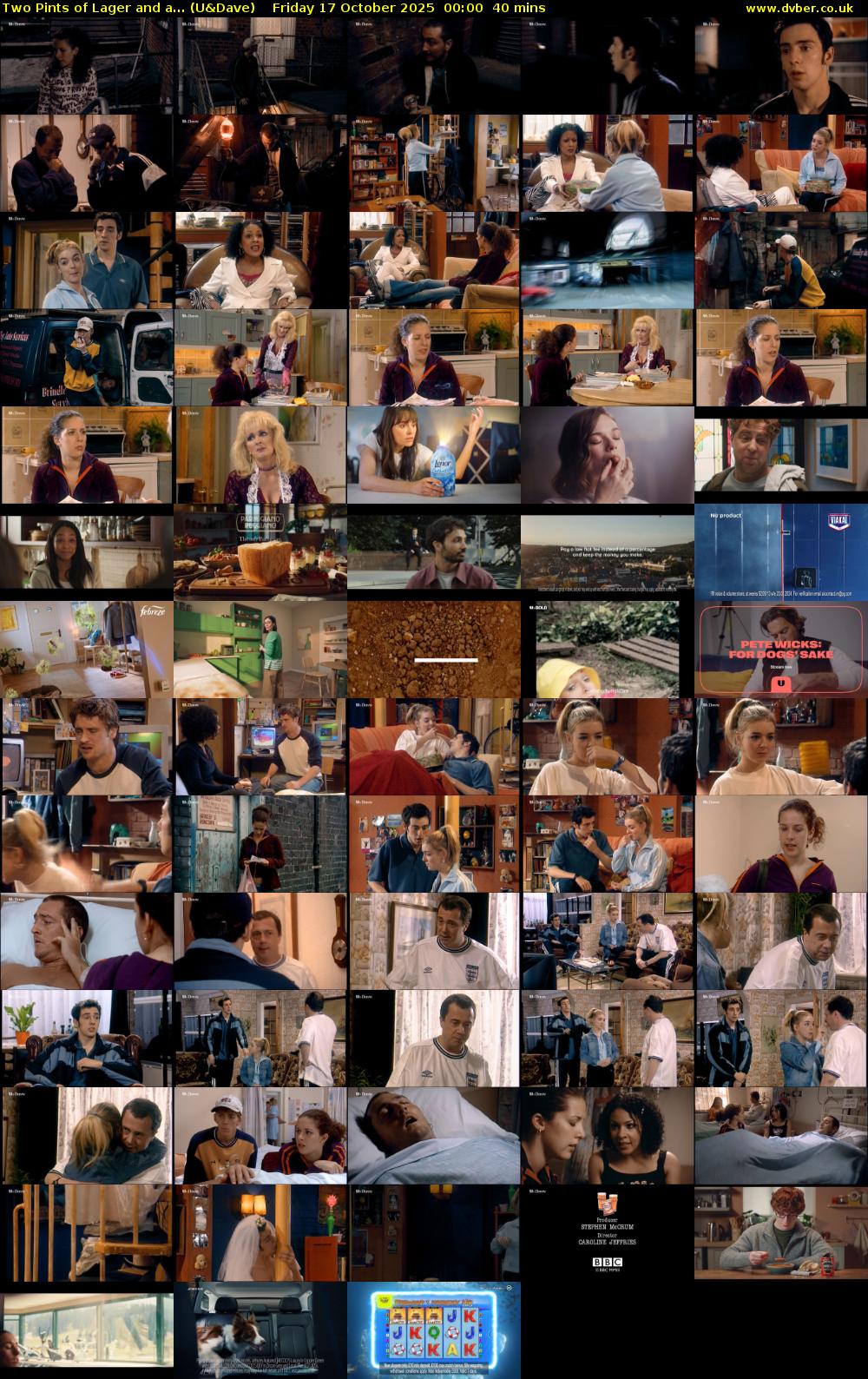 Two Pints of Lager and a... (U&Dave) Friday 17 October 2025 00:00 - 00:40