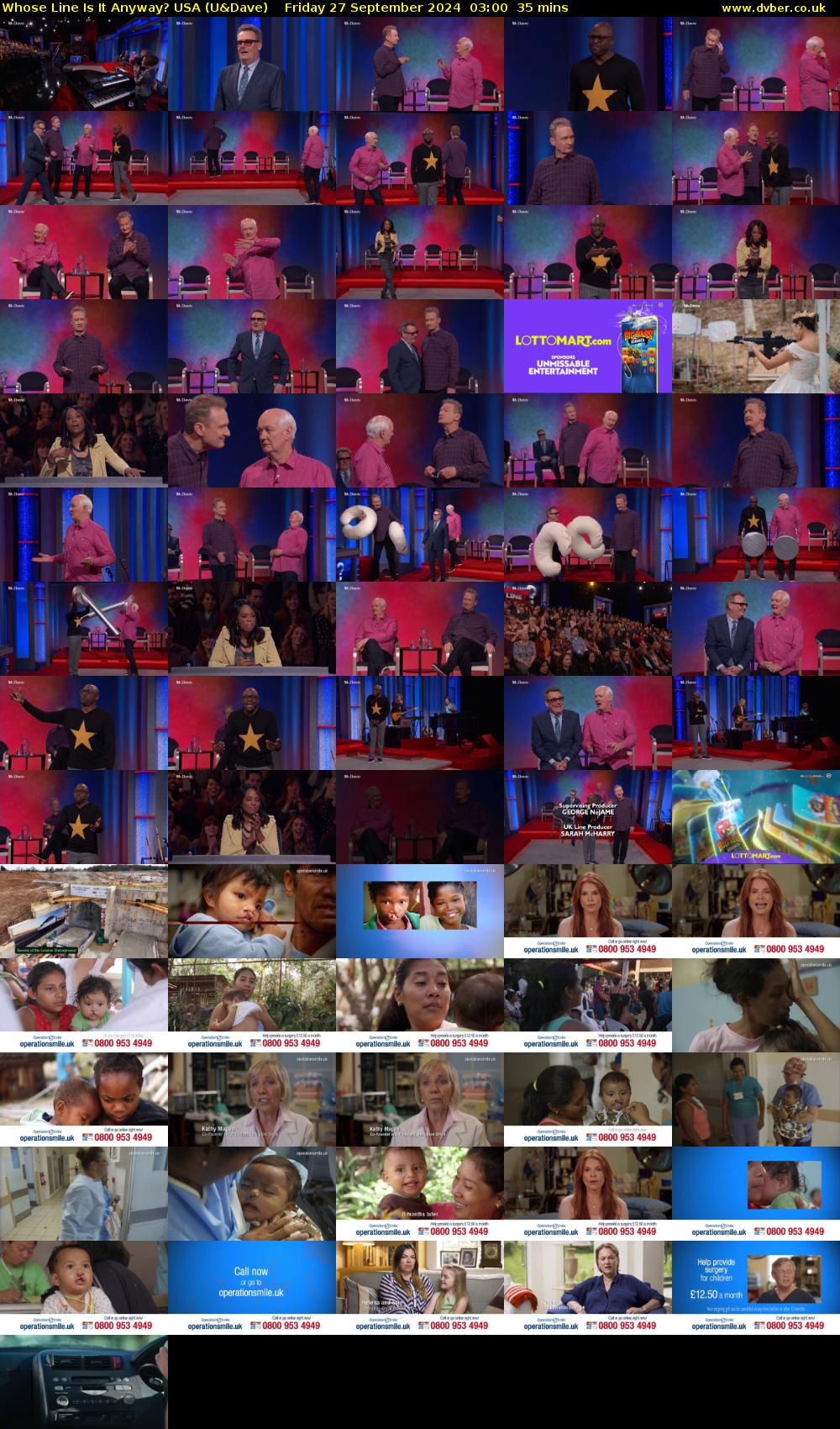 Whose Line Is It Anyway? USA (U&Dave) Friday 27 September 2024 03:00 - 03:35