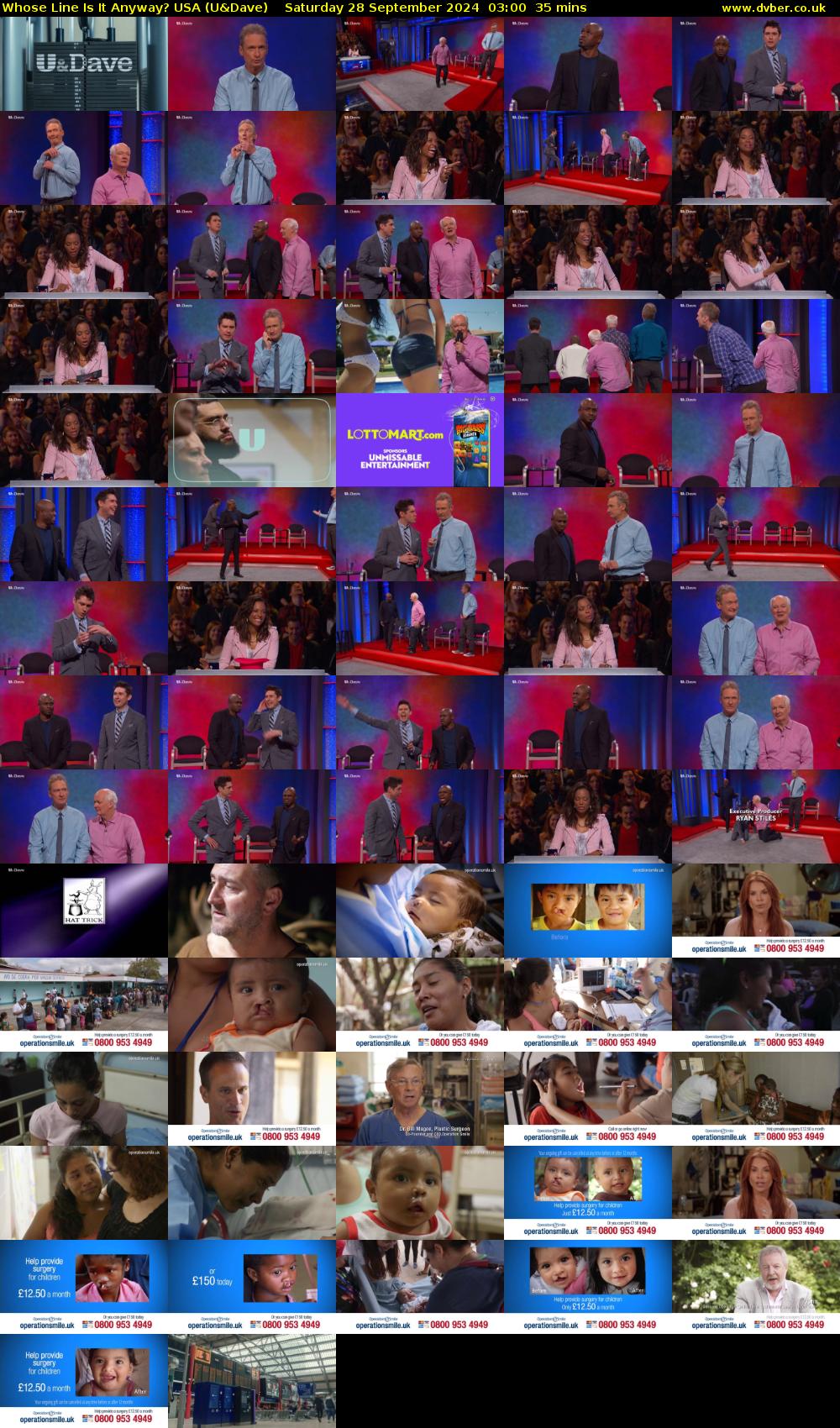 Whose Line Is It Anyway? USA (U&Dave) Saturday 28 September 2024 03:00 - 03:35