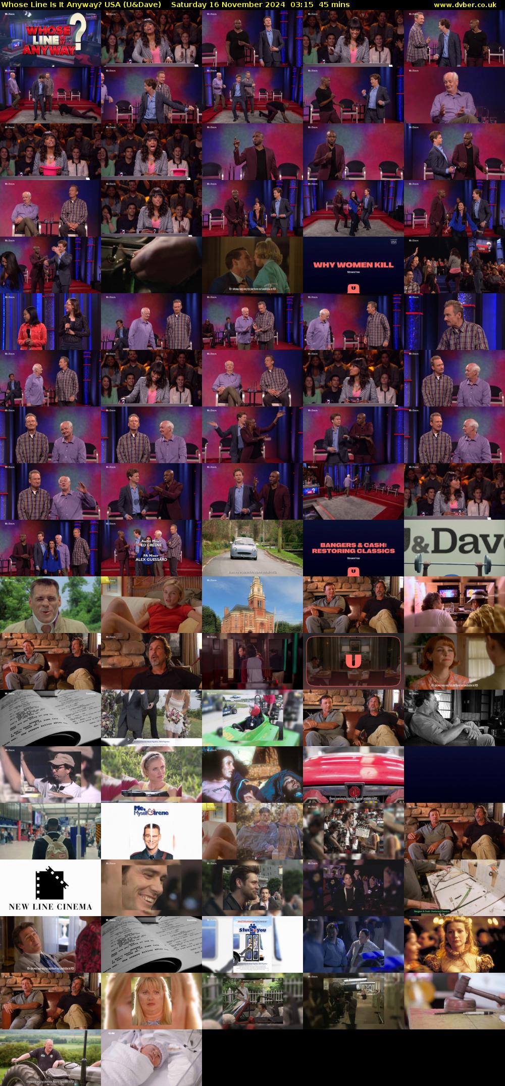 Whose Line Is It Anyway? USA (U&Dave) Saturday 16 November 2024 03:15 - 04:00