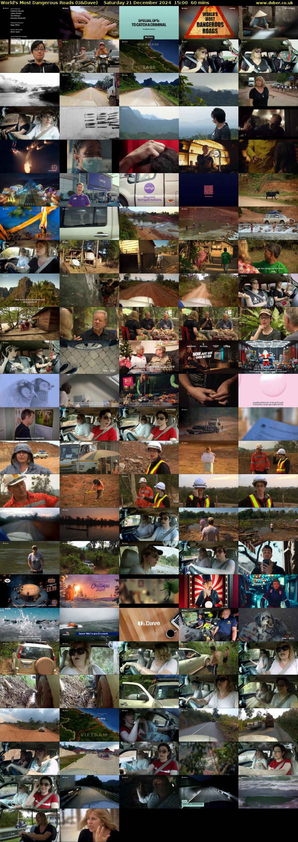 World's Most Dangerous Roads (U&Dave) Saturday 21 December 2024 15:00 - 16:00