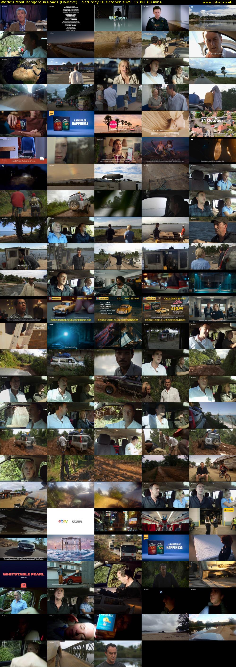 World's Most Dangerous Roads (U&Dave) Saturday 18 October 2025 12:00 - 13:00