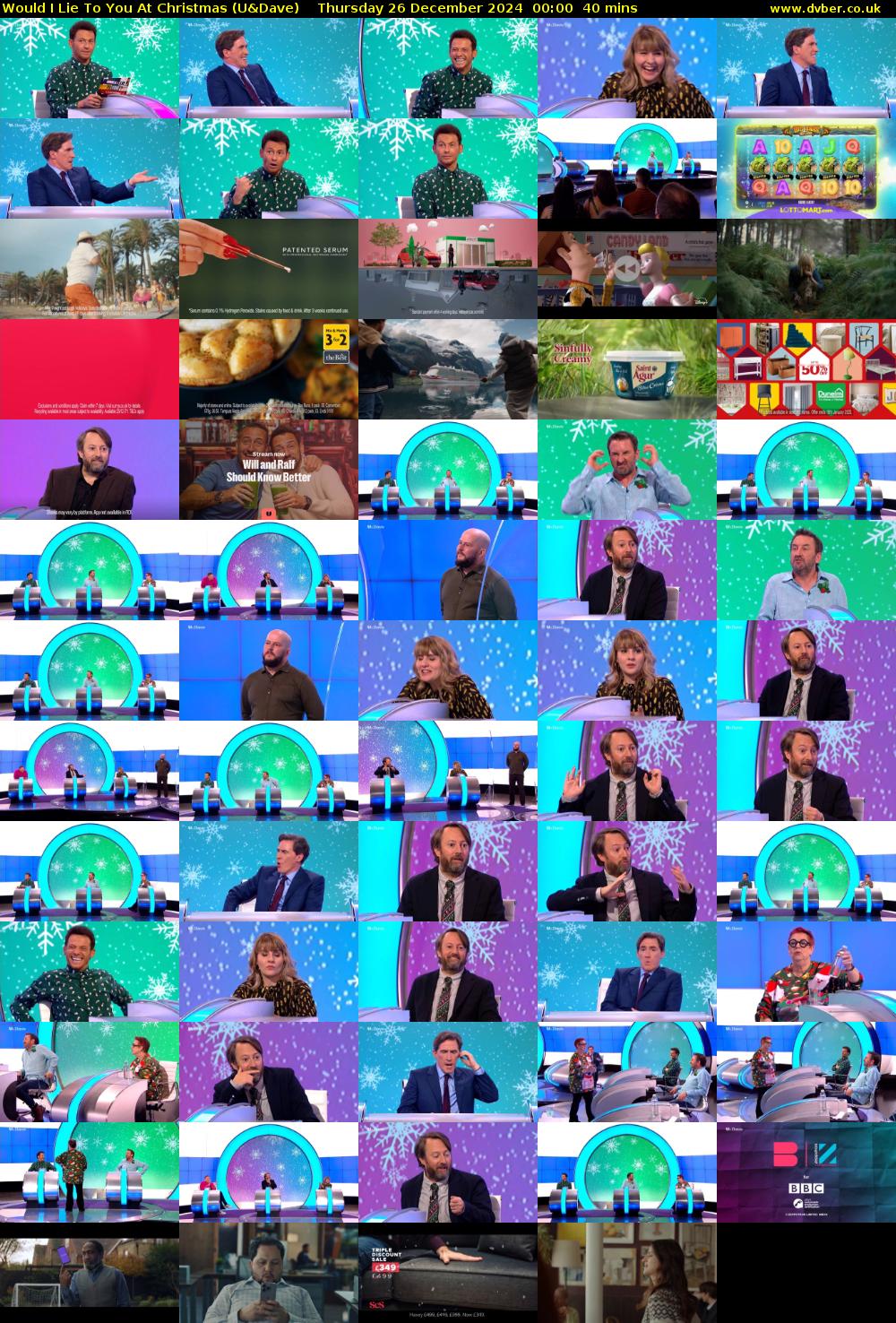Would I Lie To You At Christmas (U&Dave) Thursday 26 December 2024 00:00 - 00:40