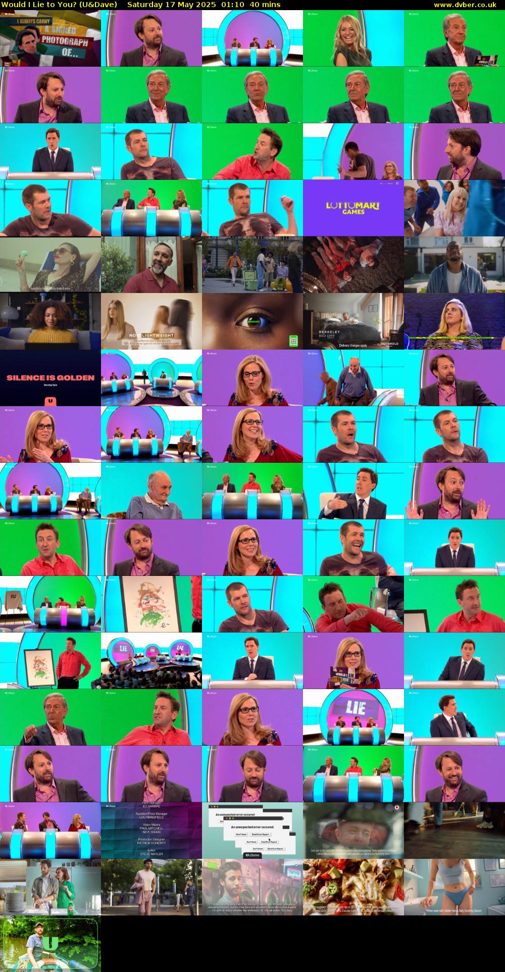 Would I Lie to You? (U&Dave) Saturday 17 May 2025 01:10 - 01:50