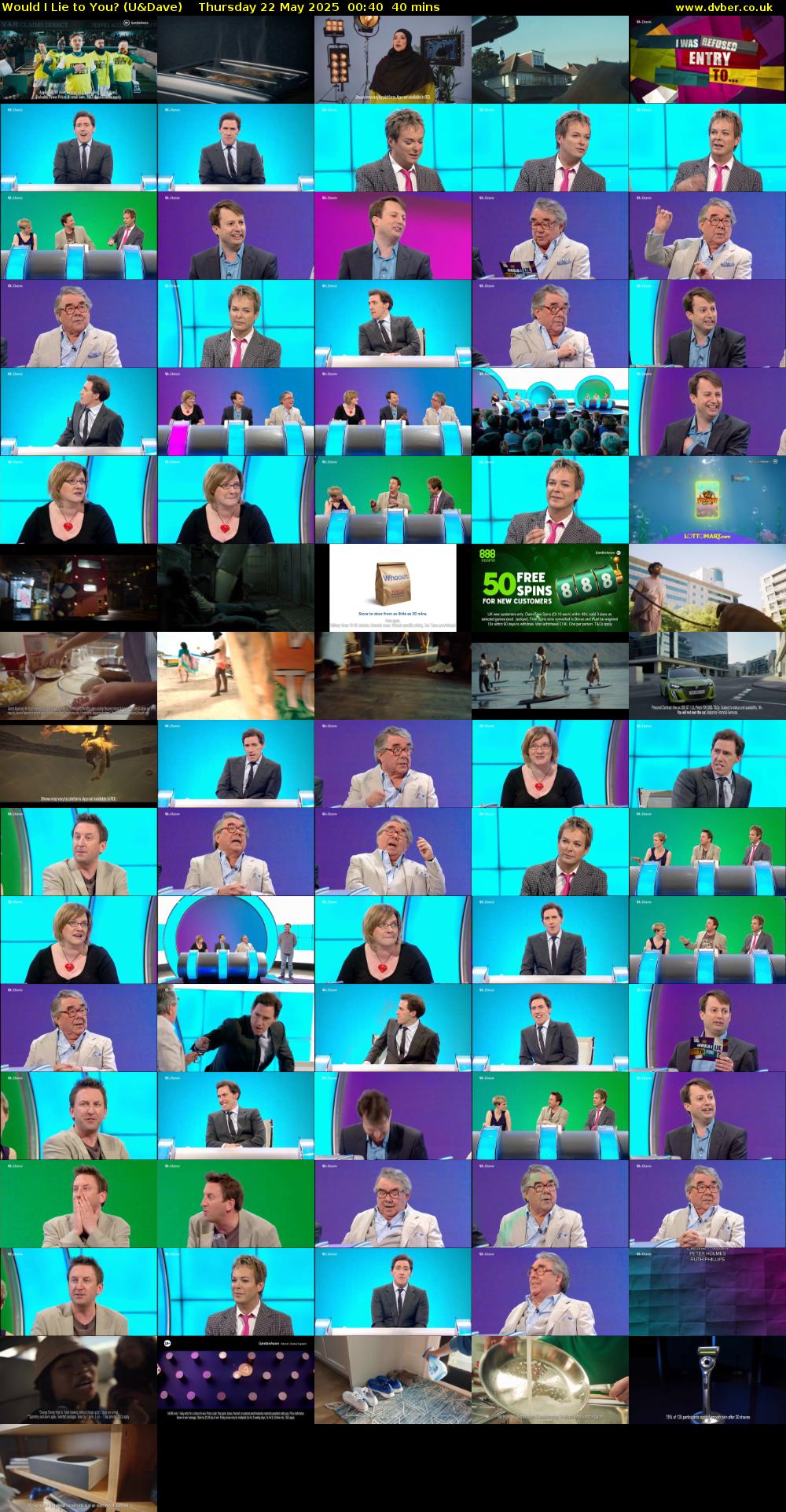 Would I Lie to You? (U&Dave) Thursday 22 May 2025 00:40 - 01:20