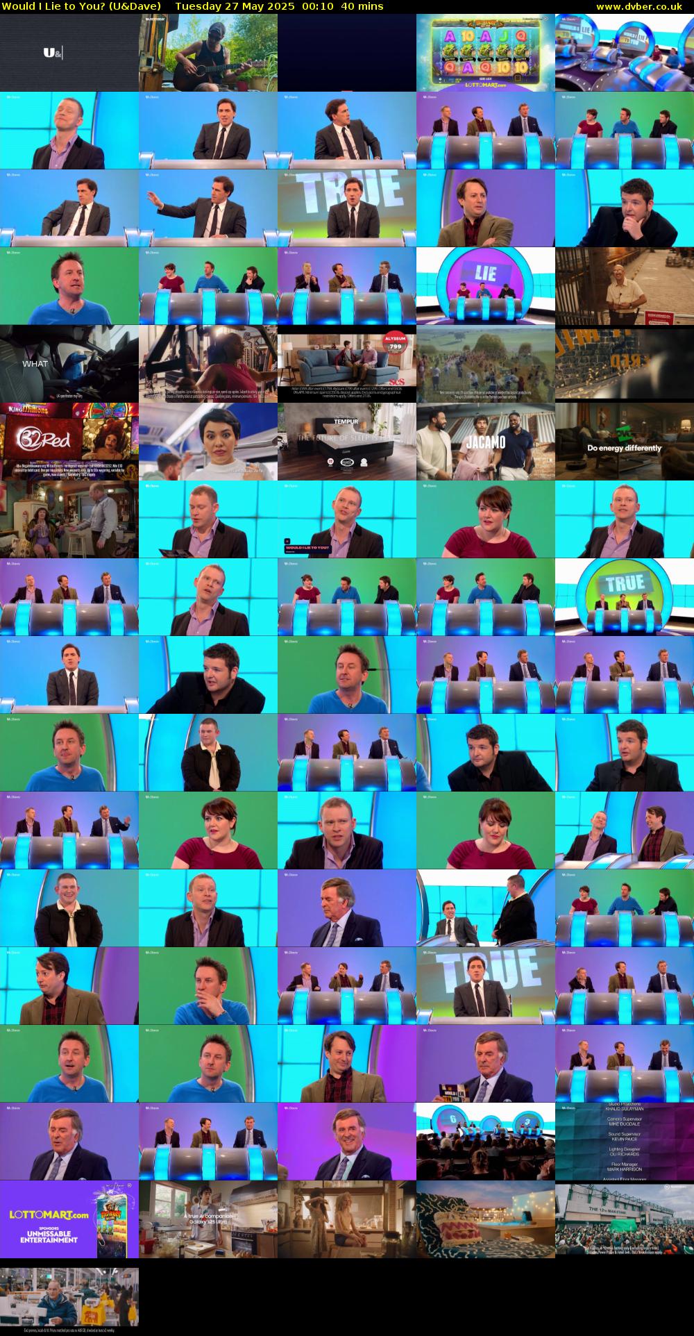 Would I Lie to You? (U&Dave) Tuesday 27 May 2025 00:10 - 00:50