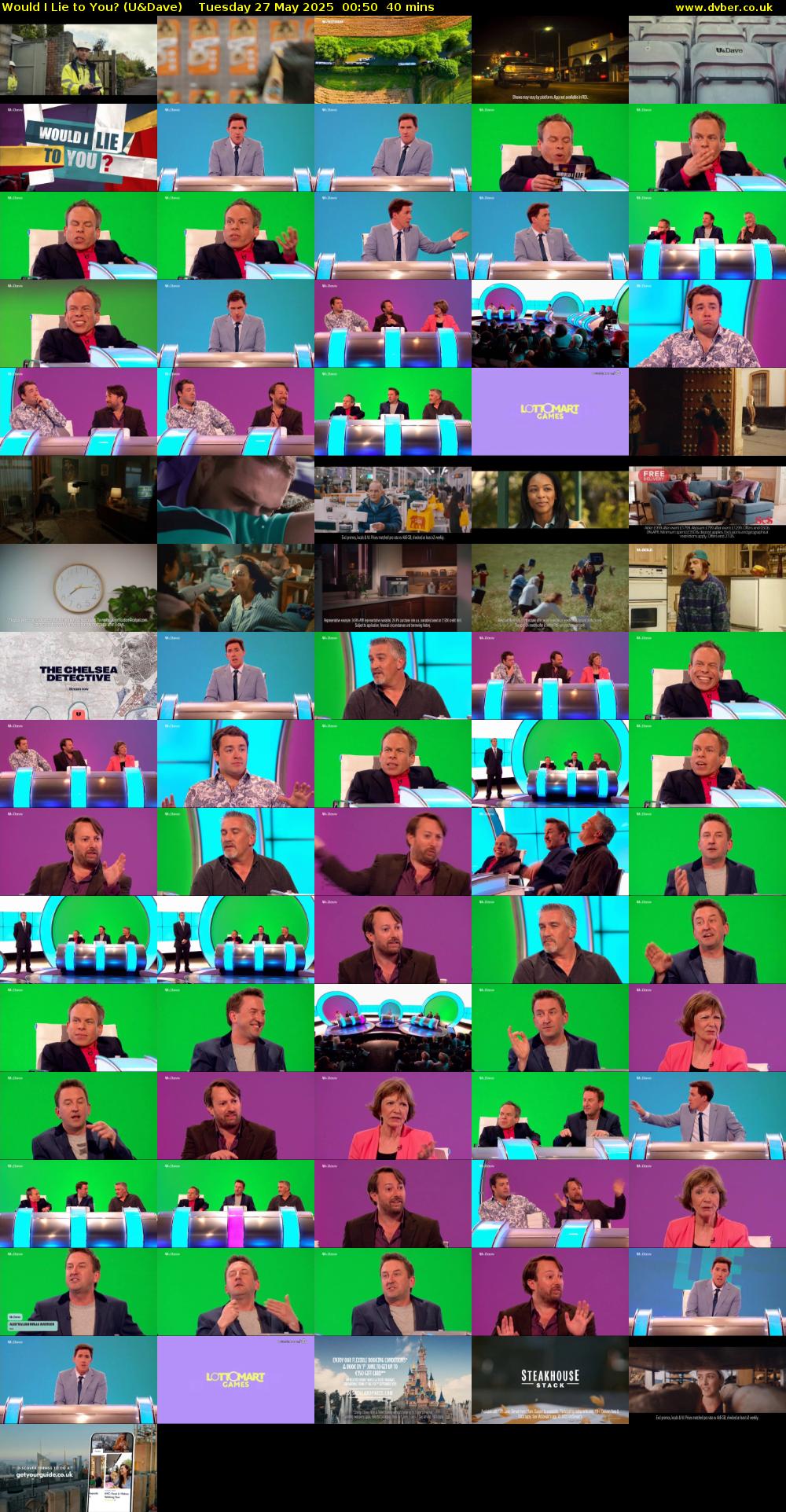 Would I Lie to You? (U&Dave) Tuesday 27 May 2025 00:50 - 01:30