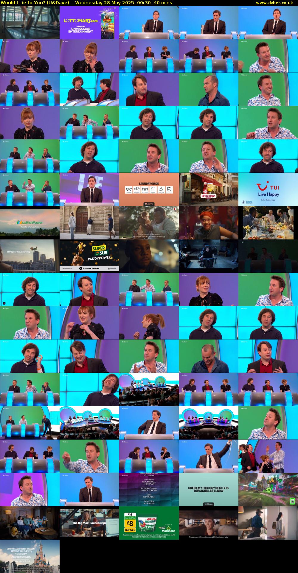 Would I Lie to You? (U&Dave) Wednesday 28 May 2025 00:30 - 01:10