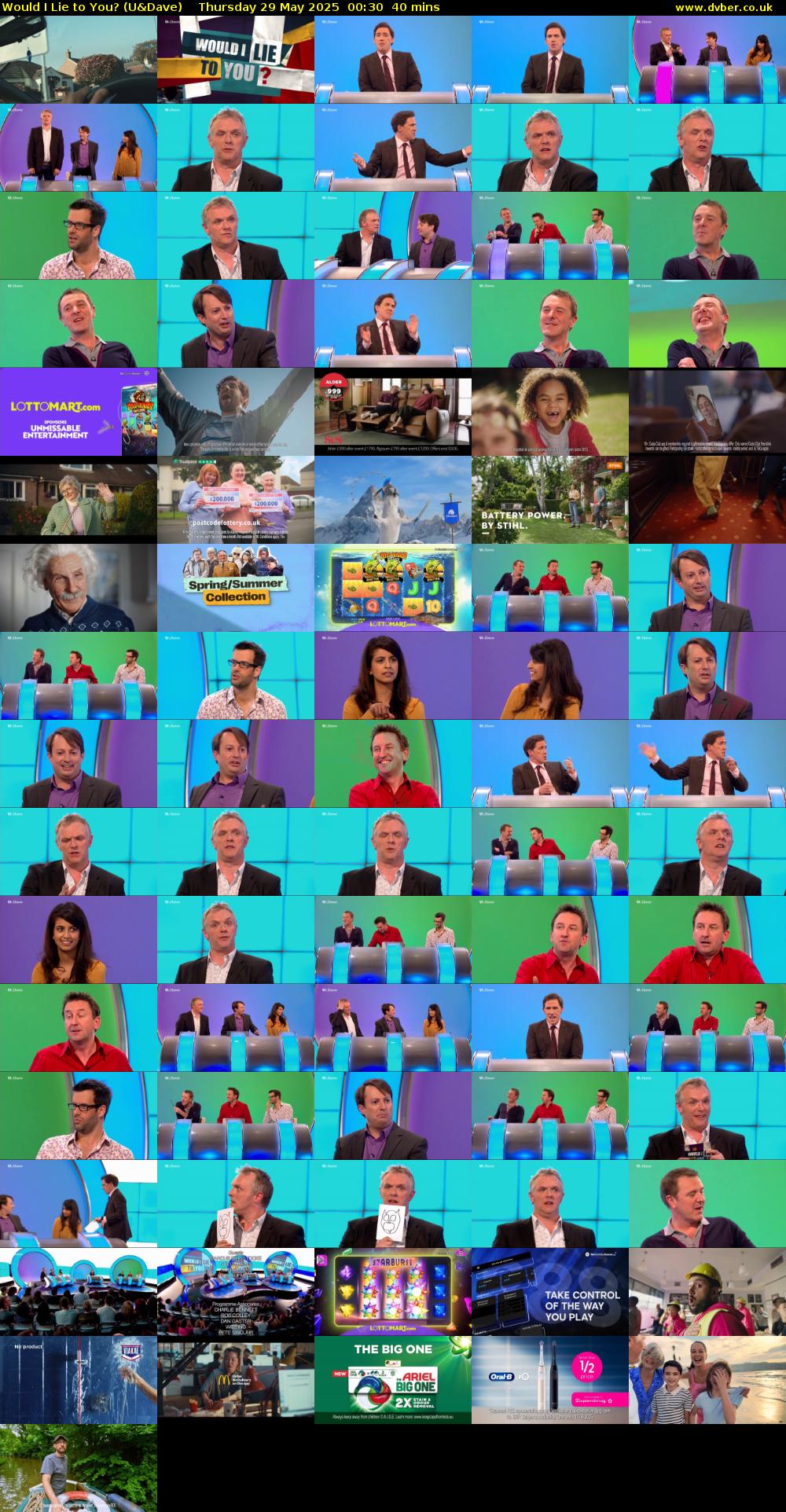Would I Lie to You? (U&Dave) Thursday 29 May 2025 00:30 - 01:10