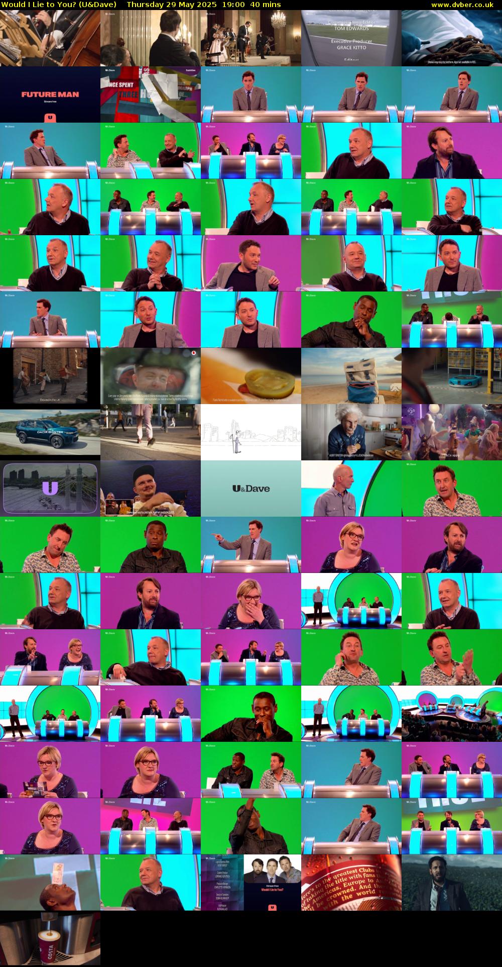 Would I Lie to You? (U&Dave) Thursday 29 May 2025 19:00 - 19:40