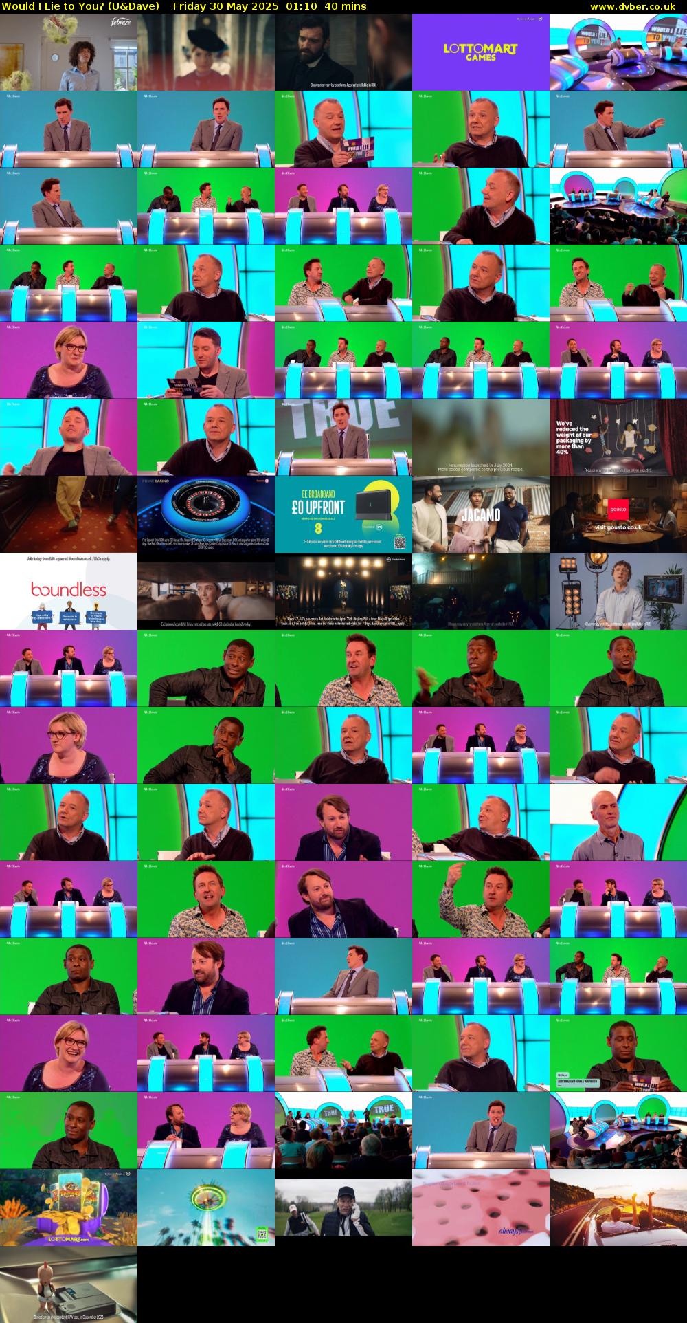 Would I Lie to You? (U&Dave) Friday 30 May 2025 01:10 - 01:50