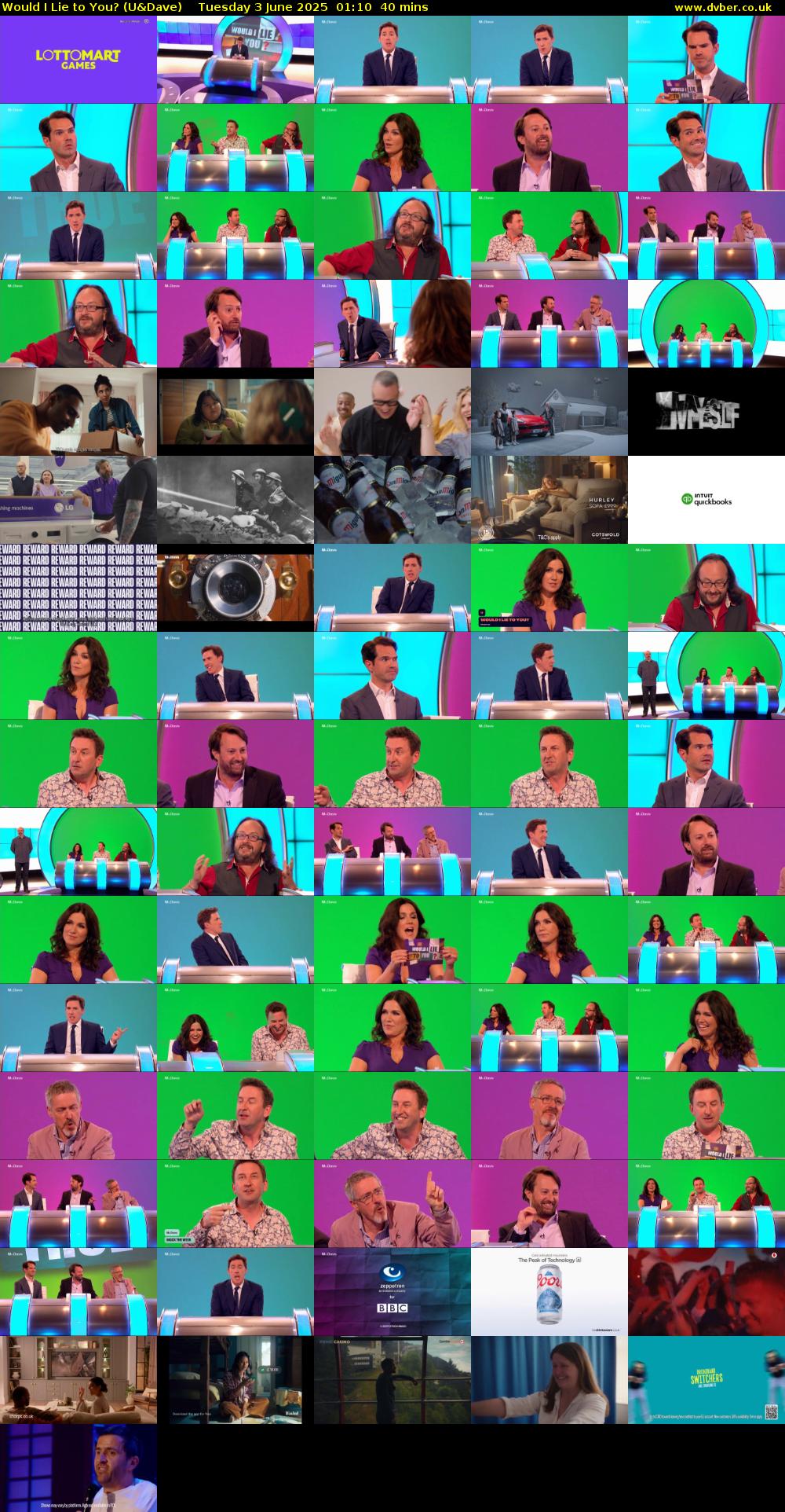 Would I Lie to You? (U&Dave) Tuesday 3 June 2025 01:10 - 01:50