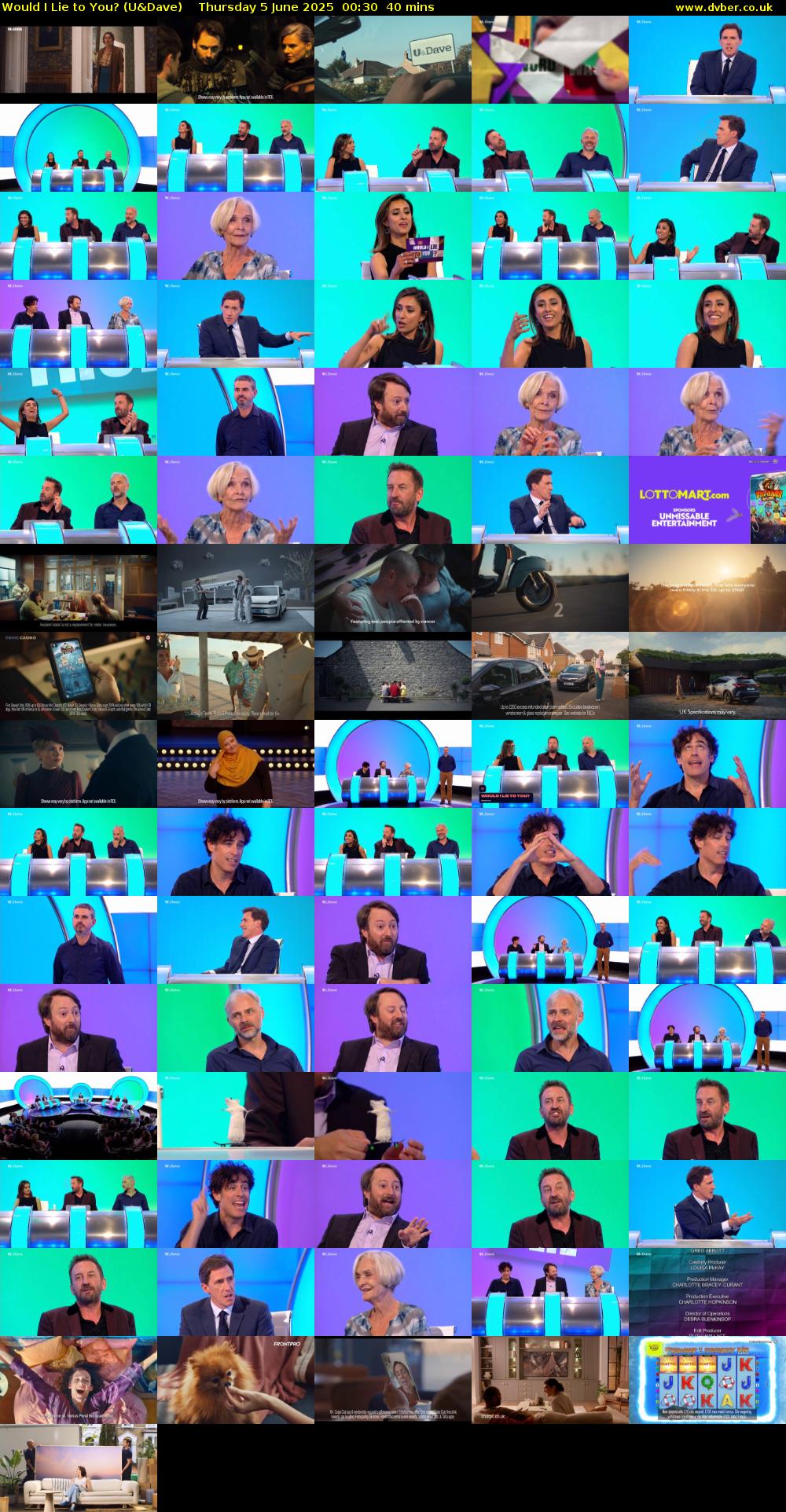Would I Lie to You? (U&Dave) Thursday 5 June 2025 00:30 - 01:10
