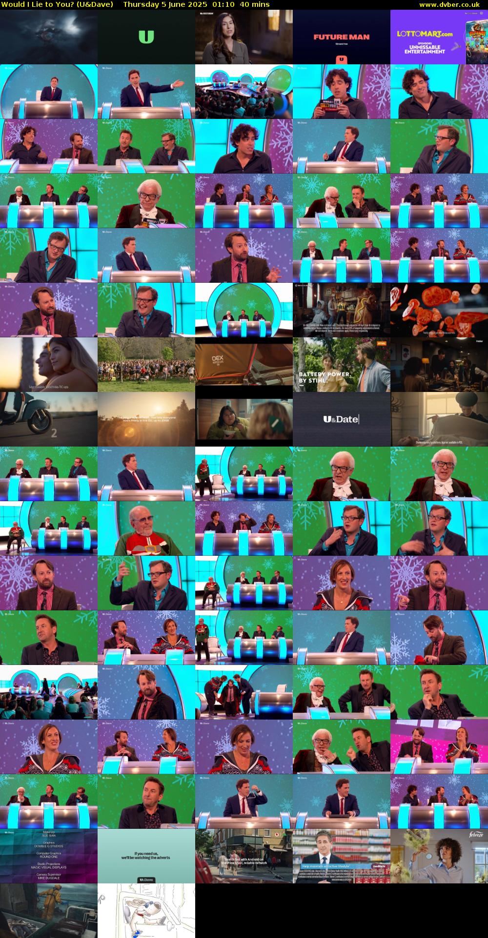 Would I Lie to You? (U&Dave) Thursday 5 June 2025 01:10 - 01:50