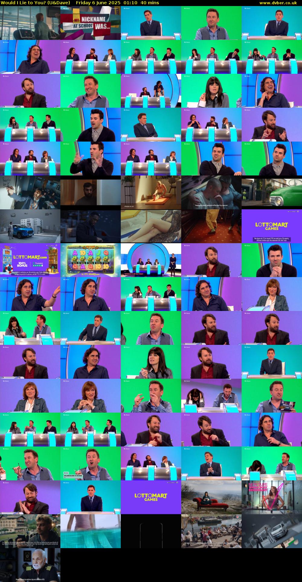 Would I Lie to You? (U&Dave) Friday 6 June 2025 01:10 - 01:50