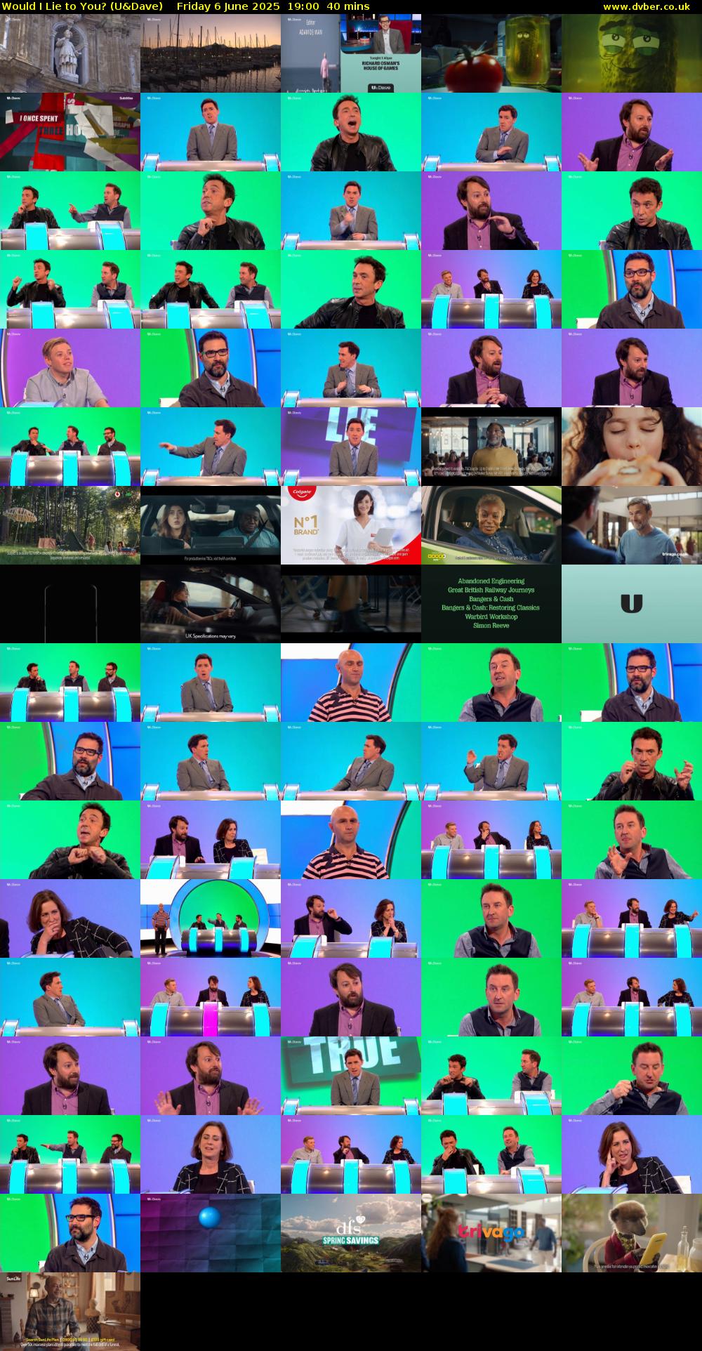 Would I Lie to You? (U&Dave) Friday 6 June 2025 19:00 - 19:40