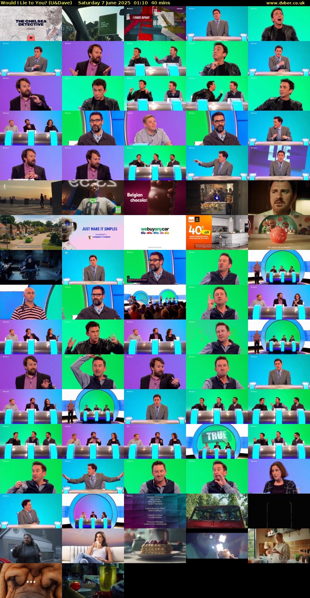 Would I Lie to You? (U&Dave) Saturday 7 June 2025 01:10 - 01:50
