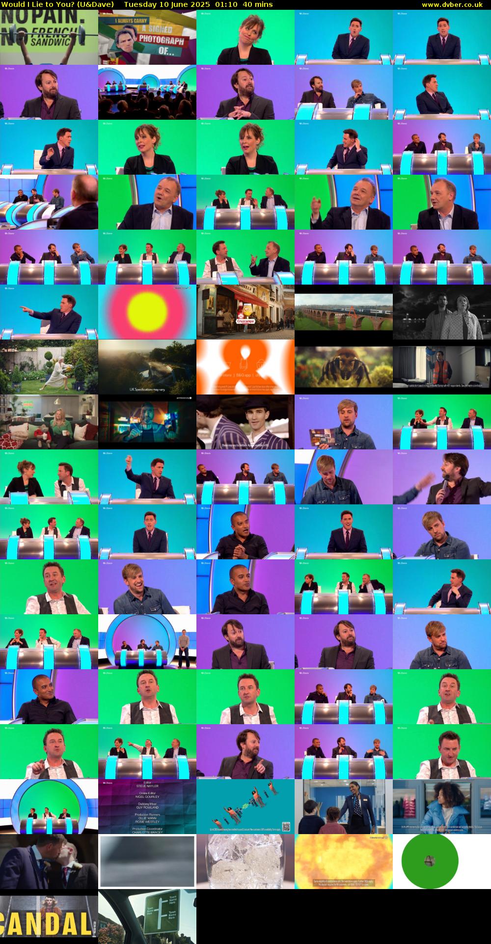 Would I Lie to You? (U&Dave) Tuesday 10 June 2025 01:10 - 01:50