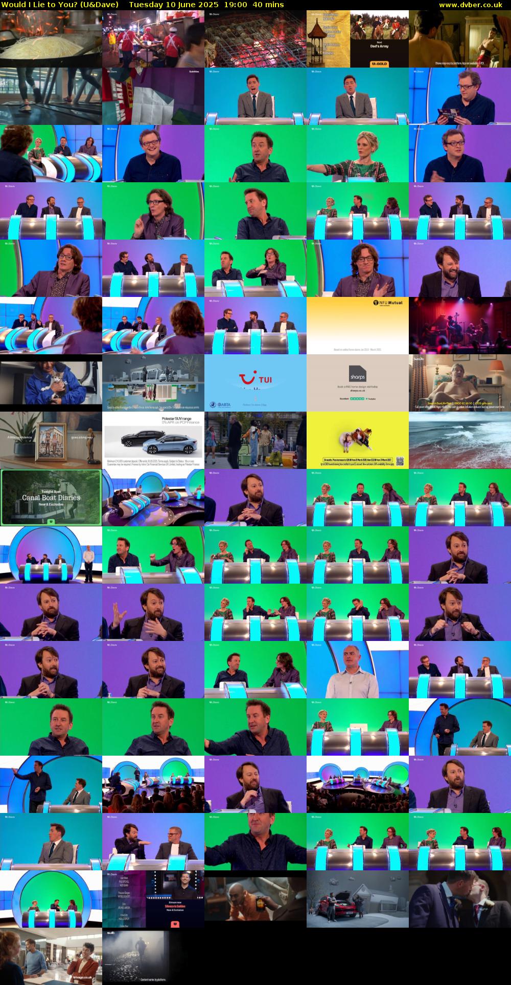 Would I Lie to You? (U&Dave) Tuesday 10 June 2025 19:00 - 19:40
