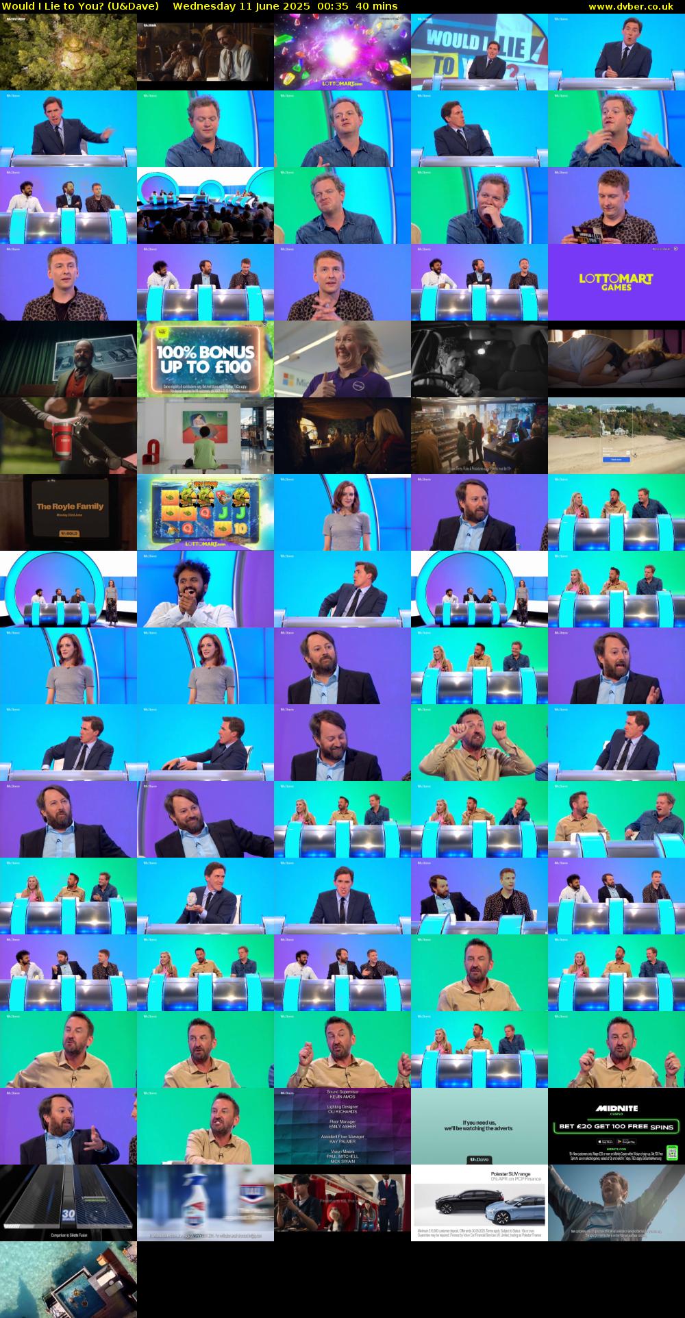 Would I Lie to You? (U&Dave) Wednesday 11 June 2025 00:35 - 01:15