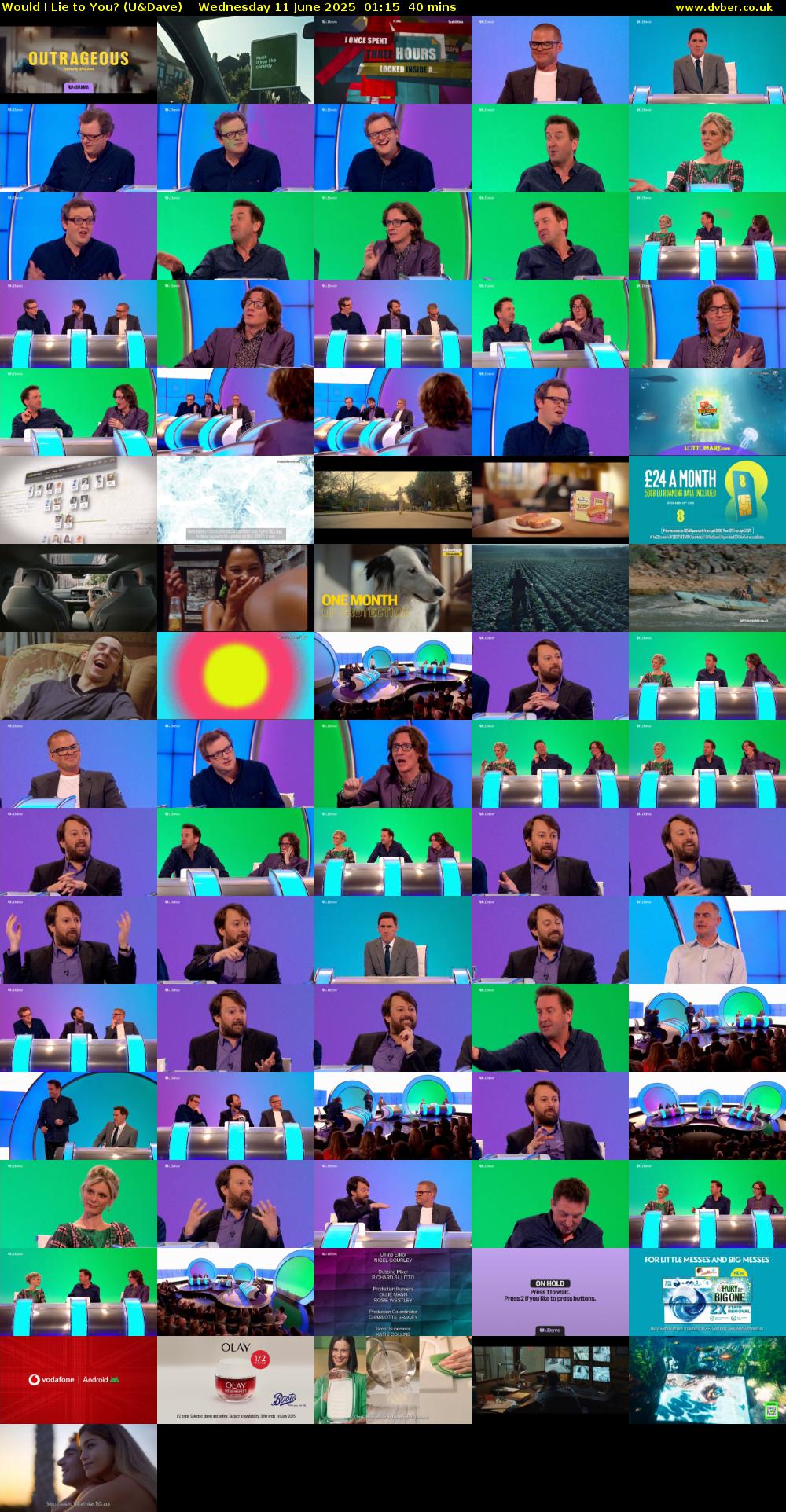 Would I Lie to You? (U&Dave) Wednesday 11 June 2025 01:15 - 01:55