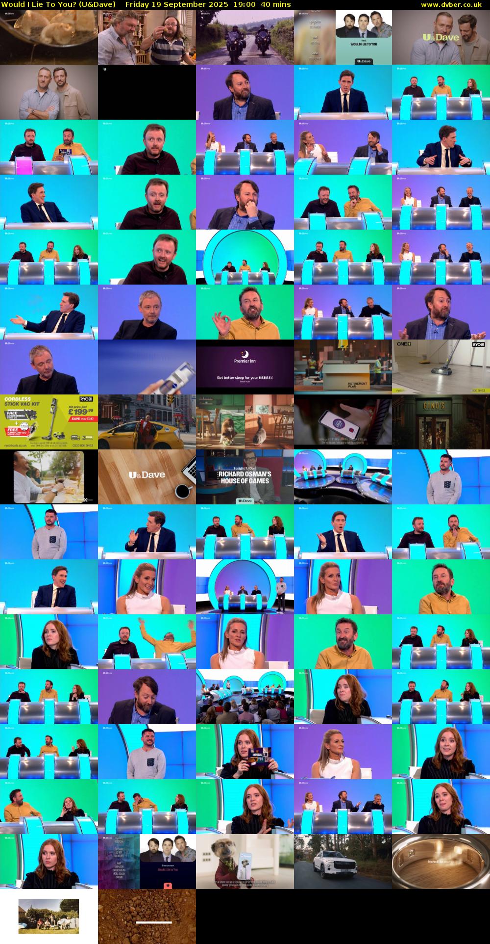 Would I Lie to You? (U&Dave) Friday 19 September 2025 19:00 - 19:40