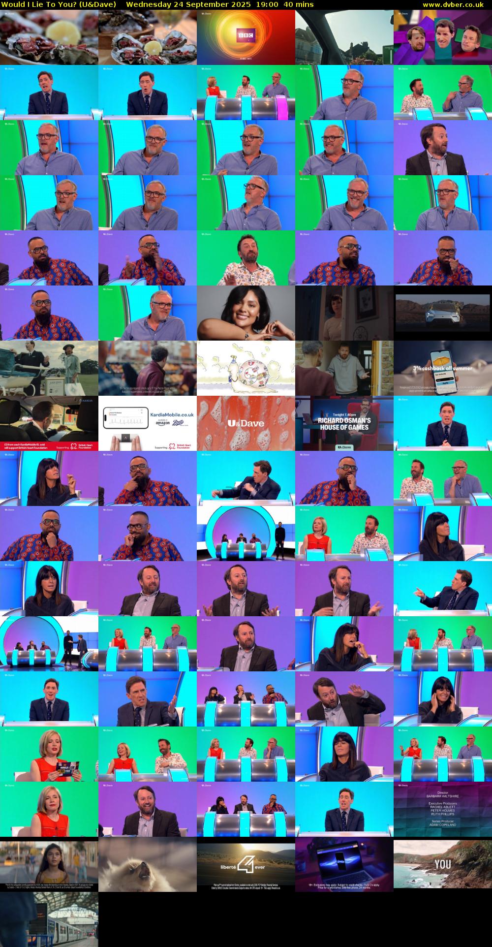 Would I Lie to You? (U&Dave) Wednesday 24 September 2025 19:00 - 19:40