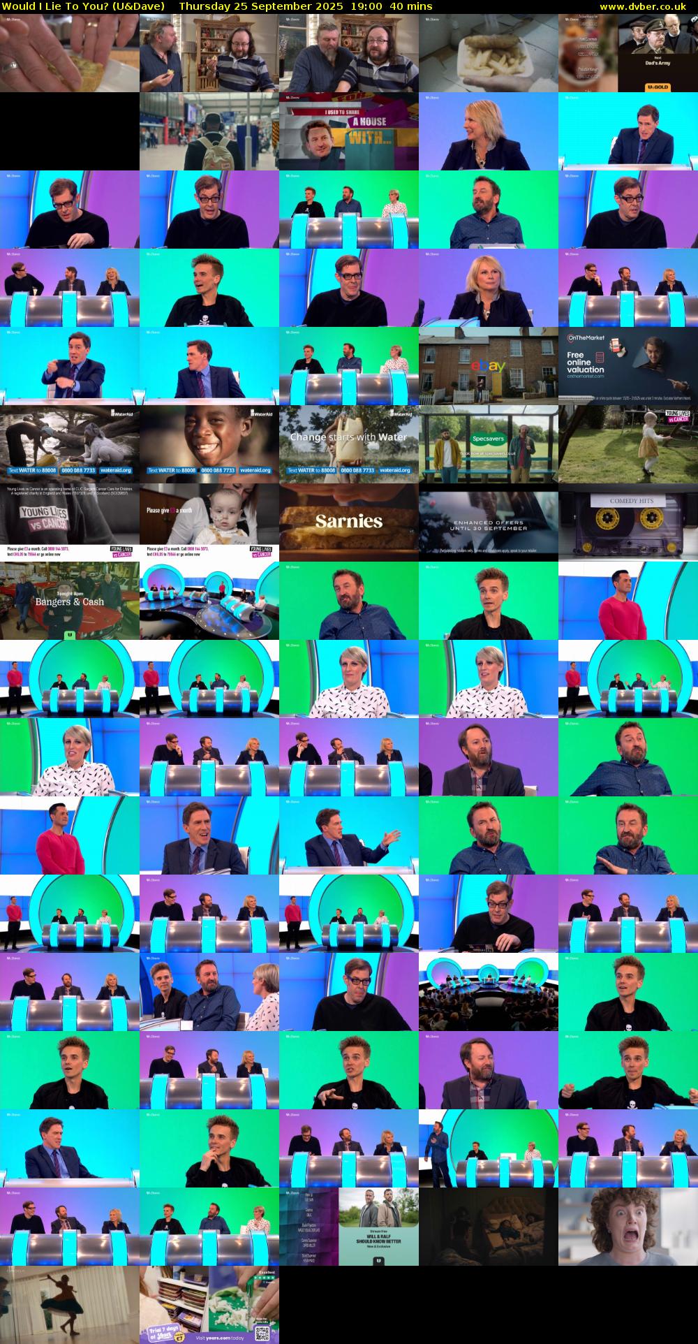 Would I Lie to You? (U&Dave) Thursday 25 September 2025 19:00 - 19:40