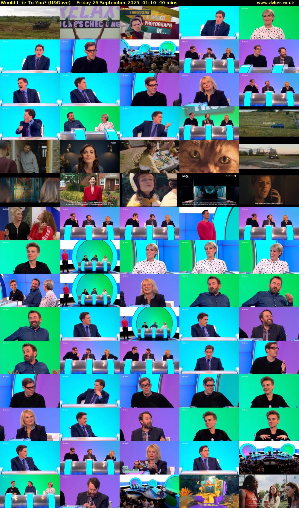 Would I Lie to You? (U&Dave) Friday 26 September 2025 01:10 - 01:50