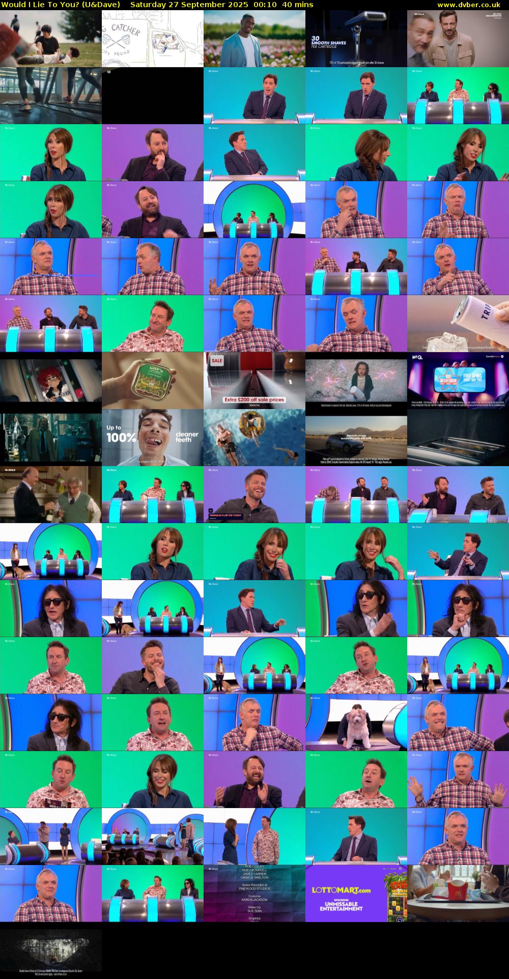 Would I Lie to You? (U&Dave) Saturday 27 September 2025 00:10 - 00:50