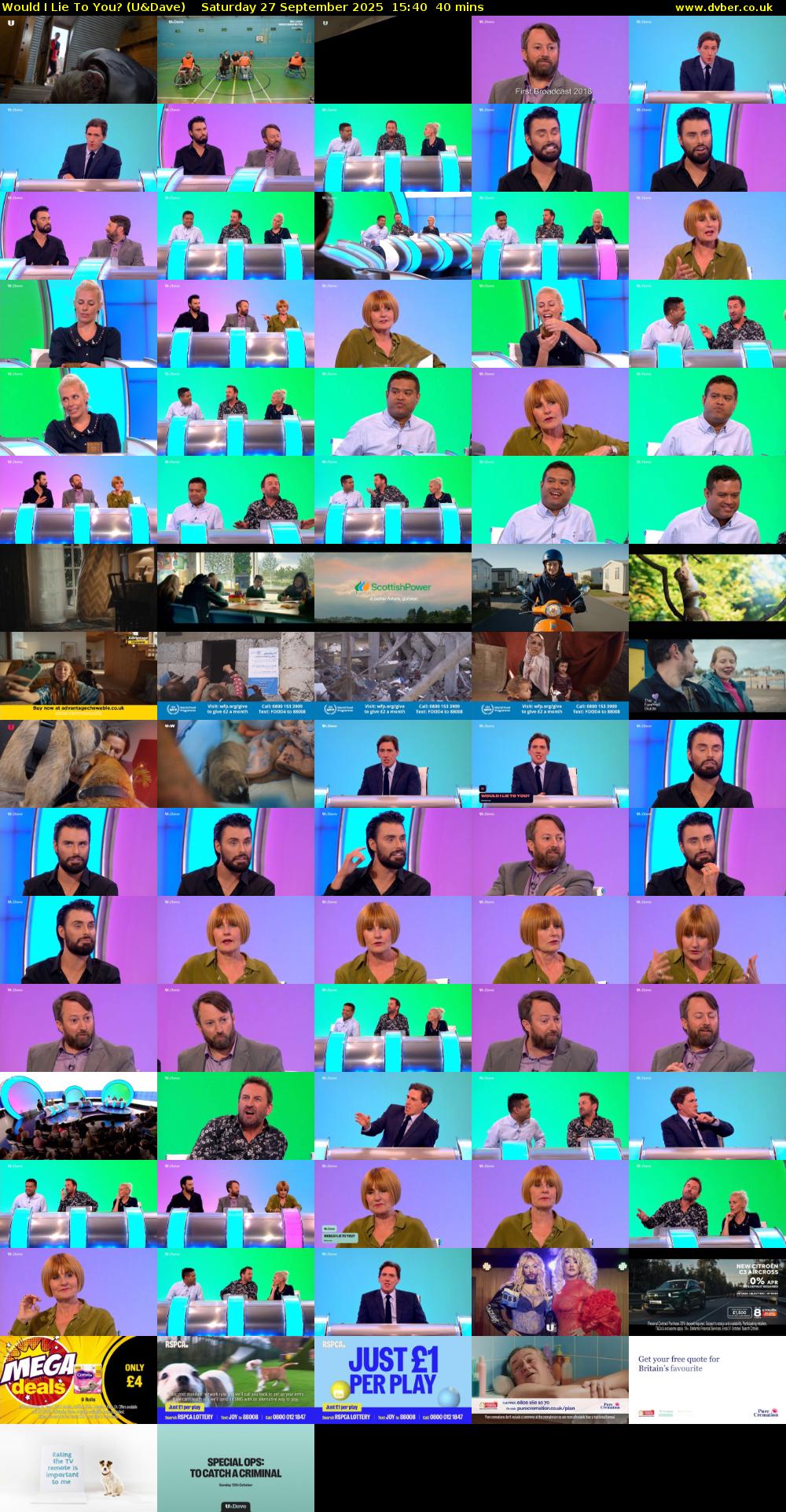 Would I Lie to You? (U&Dave) Saturday 27 September 2025 15:40 - 16:20