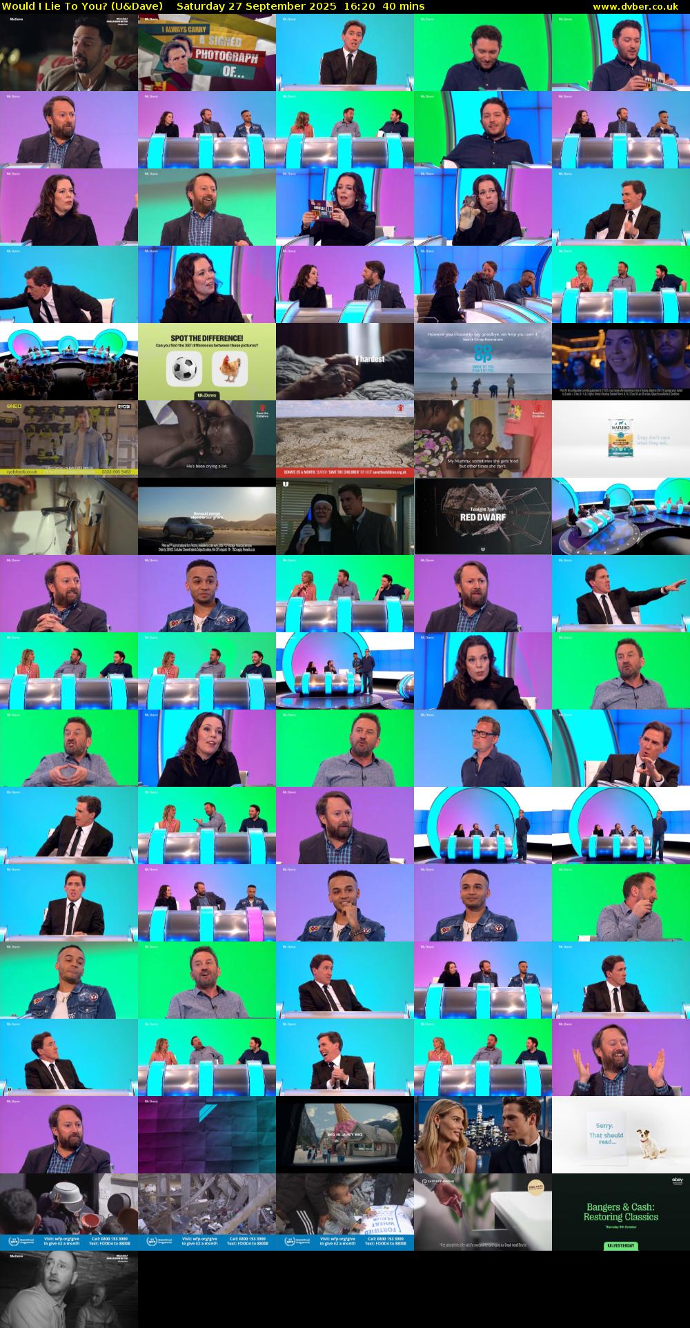 Would I Lie to You? (U&Dave) Saturday 27 September 2025 16:20 - 17:00