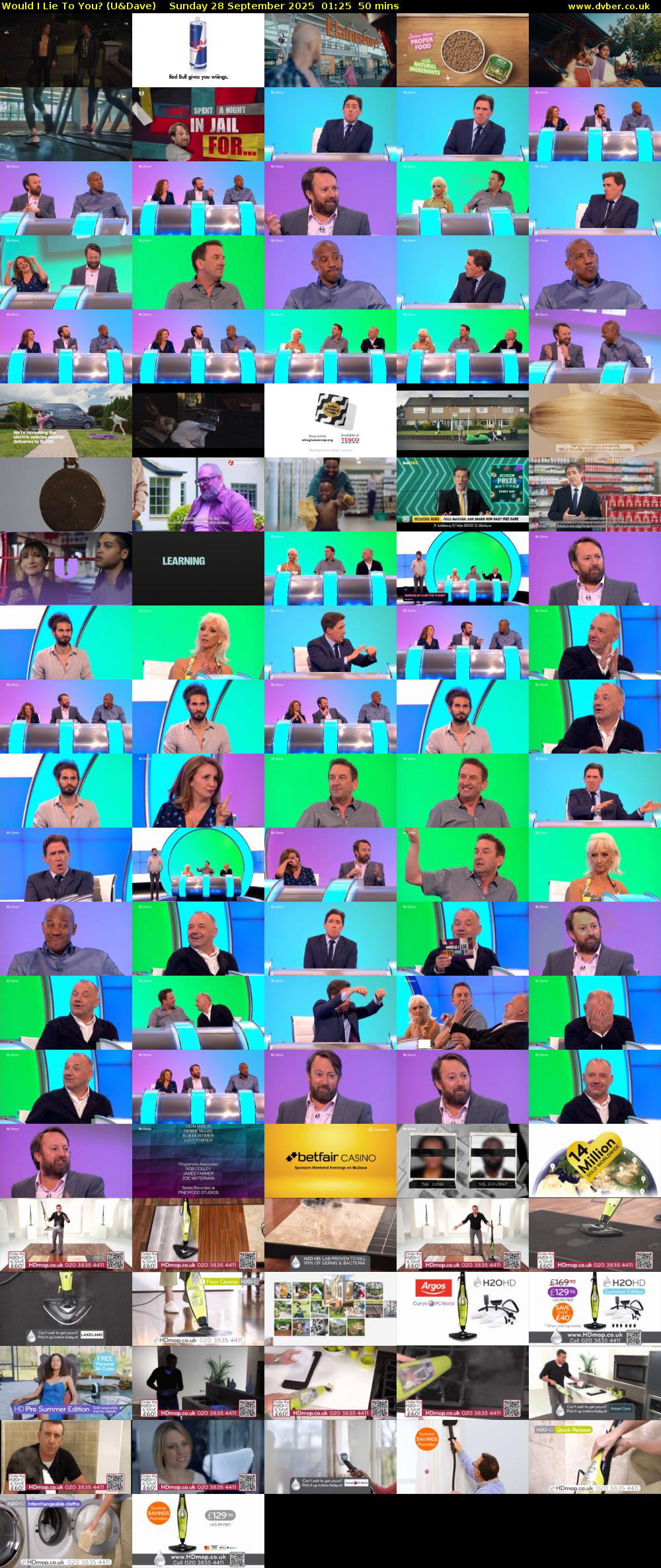 Would I Lie to You? (U&Dave) Sunday 28 September 2025 01:25 - 02:15