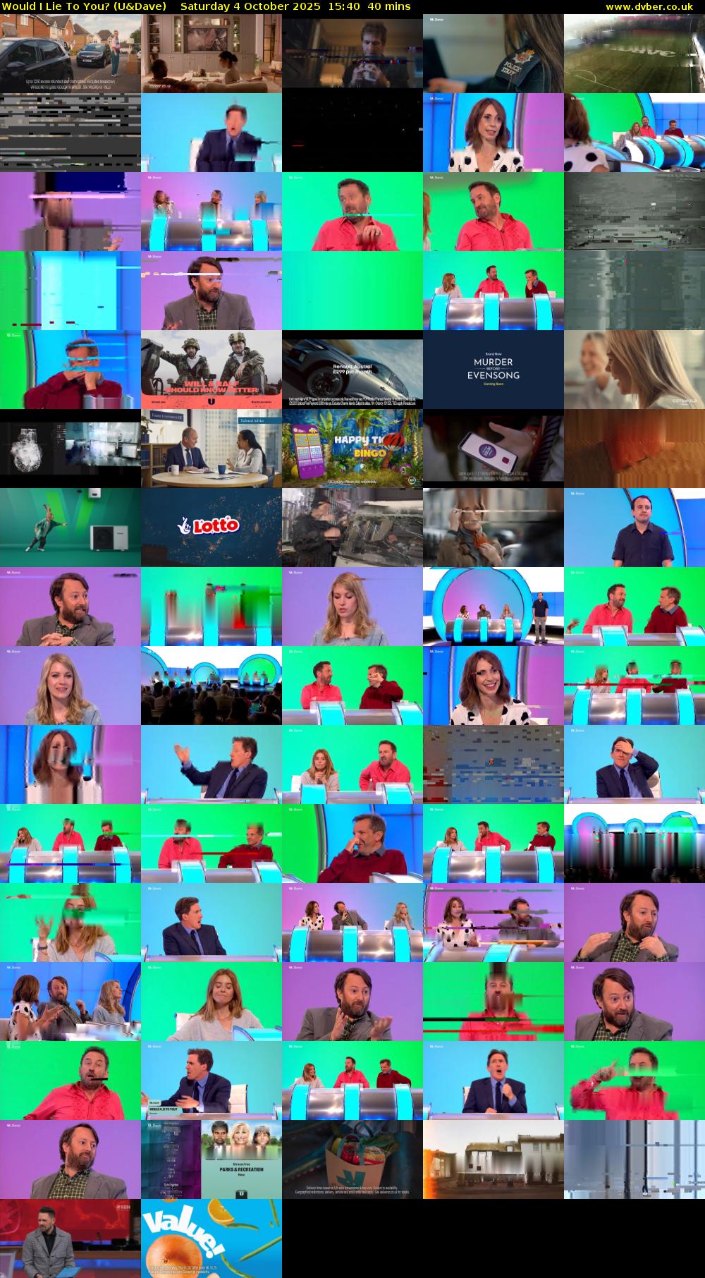 Would I Lie to You? (U&Dave) Saturday 4 October 2025 15:40 - 16:20
