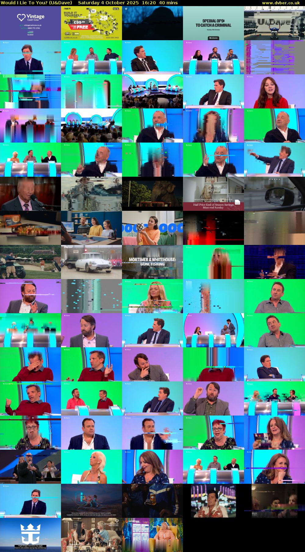 Would I Lie to You? (U&Dave) Saturday 4 October 2025 16:20 - 17:00
