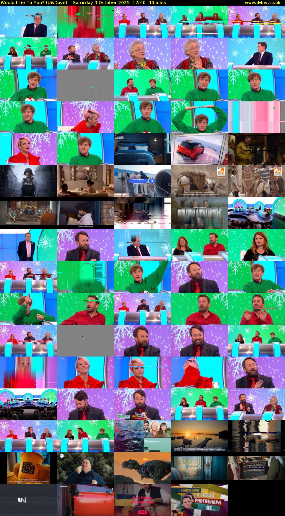 Would I Lie to You? (U&Dave) Saturday 4 October 2025 17:40 - 18:20