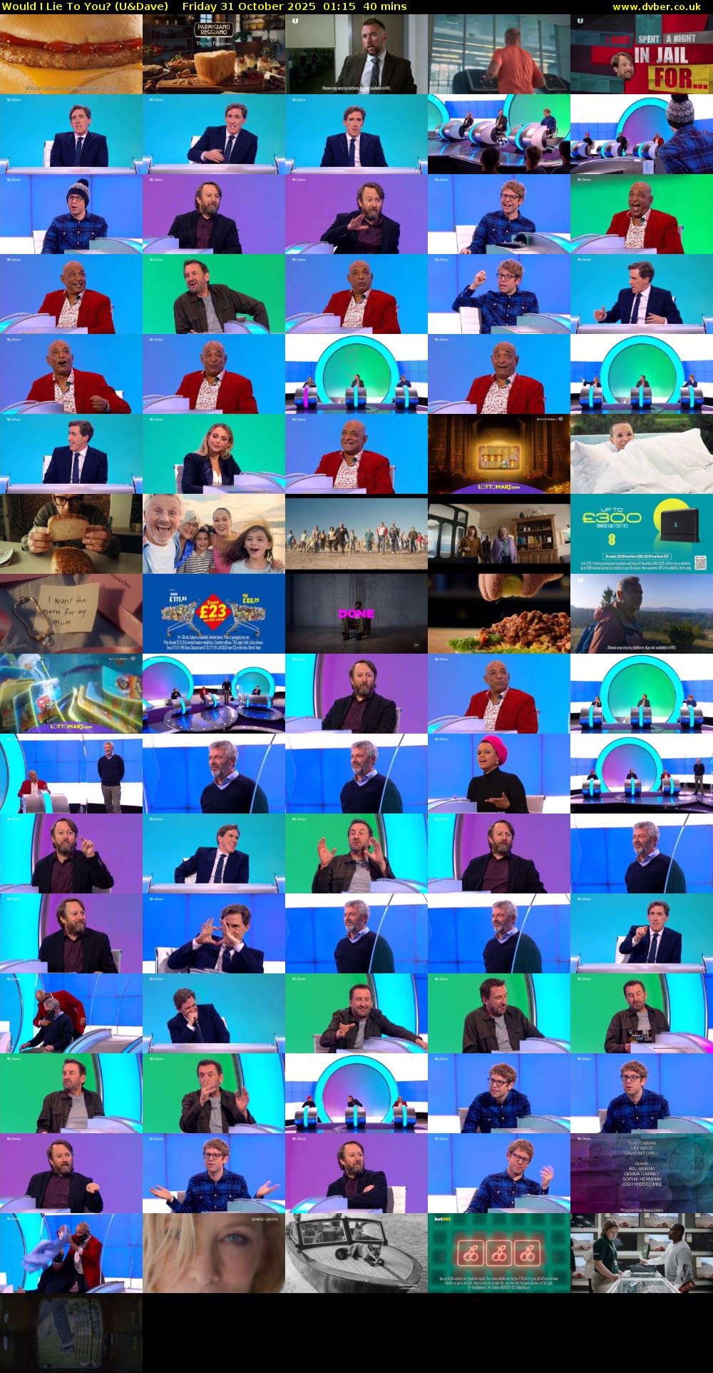 Would I Lie to You? (U&Dave) Friday 31 October 2025 01:15 - 01:55