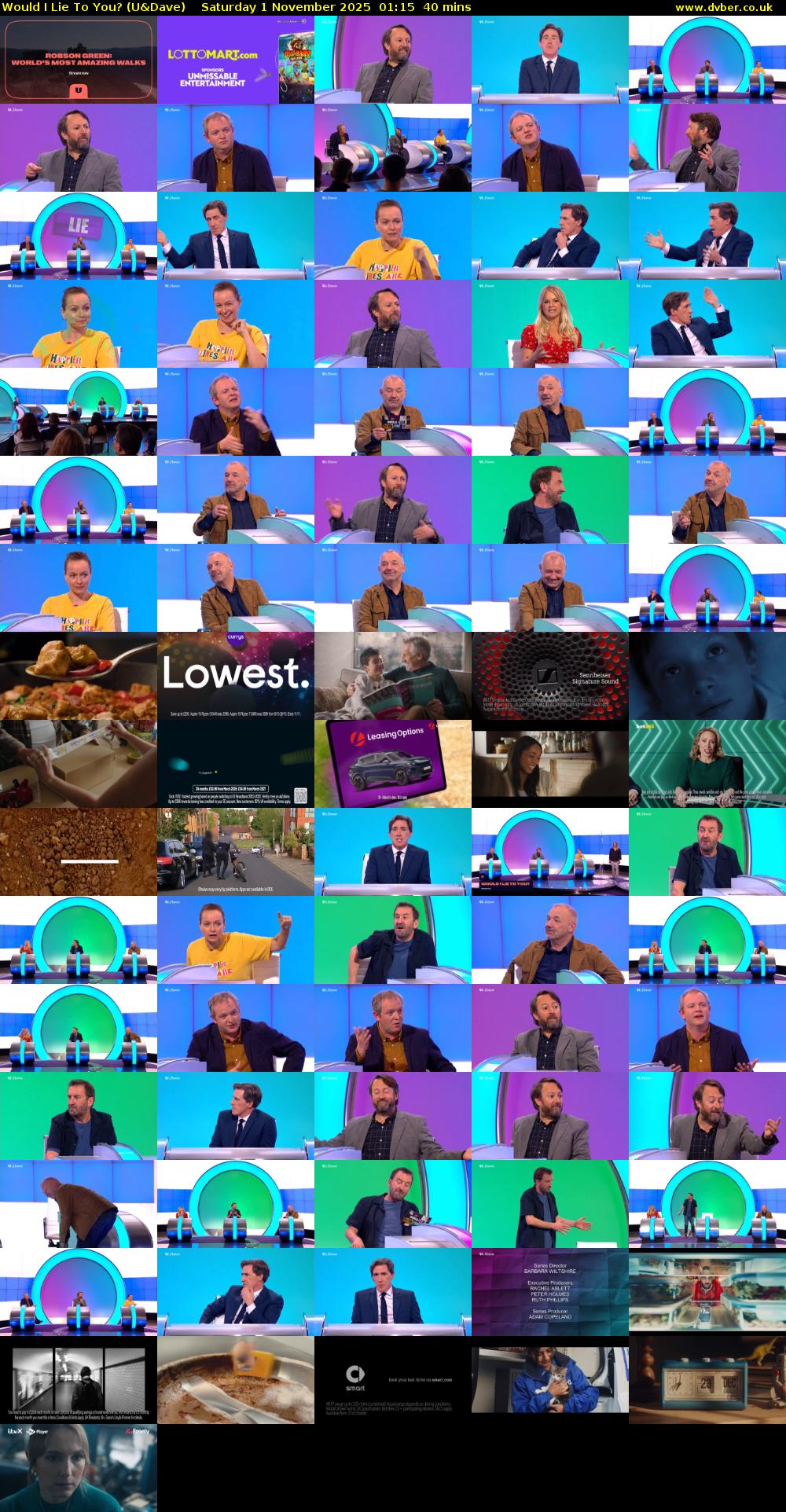 Would I Lie to You? (U&Dave) Saturday 1 November 2025 01:15 - 01:55