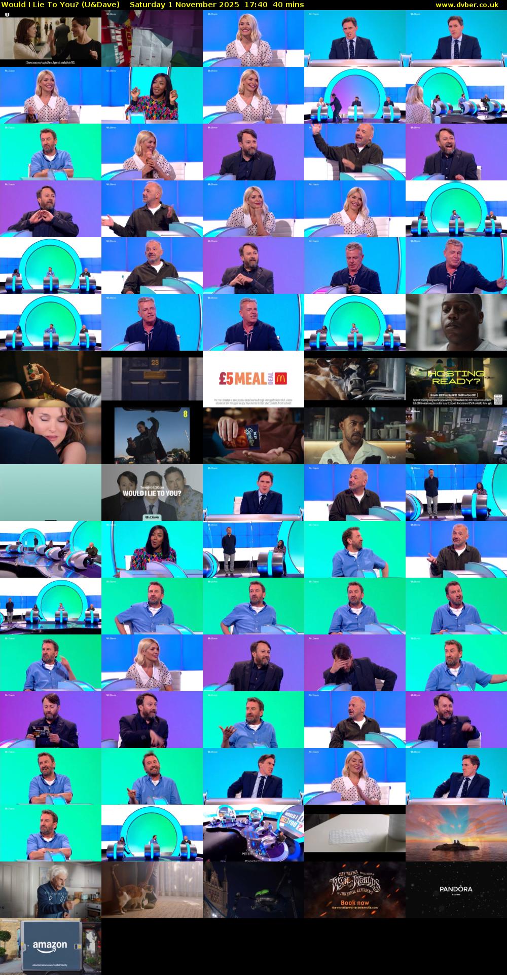 Would I Lie to You? (U&Dave) Saturday 1 November 2025 17:40 - 18:20