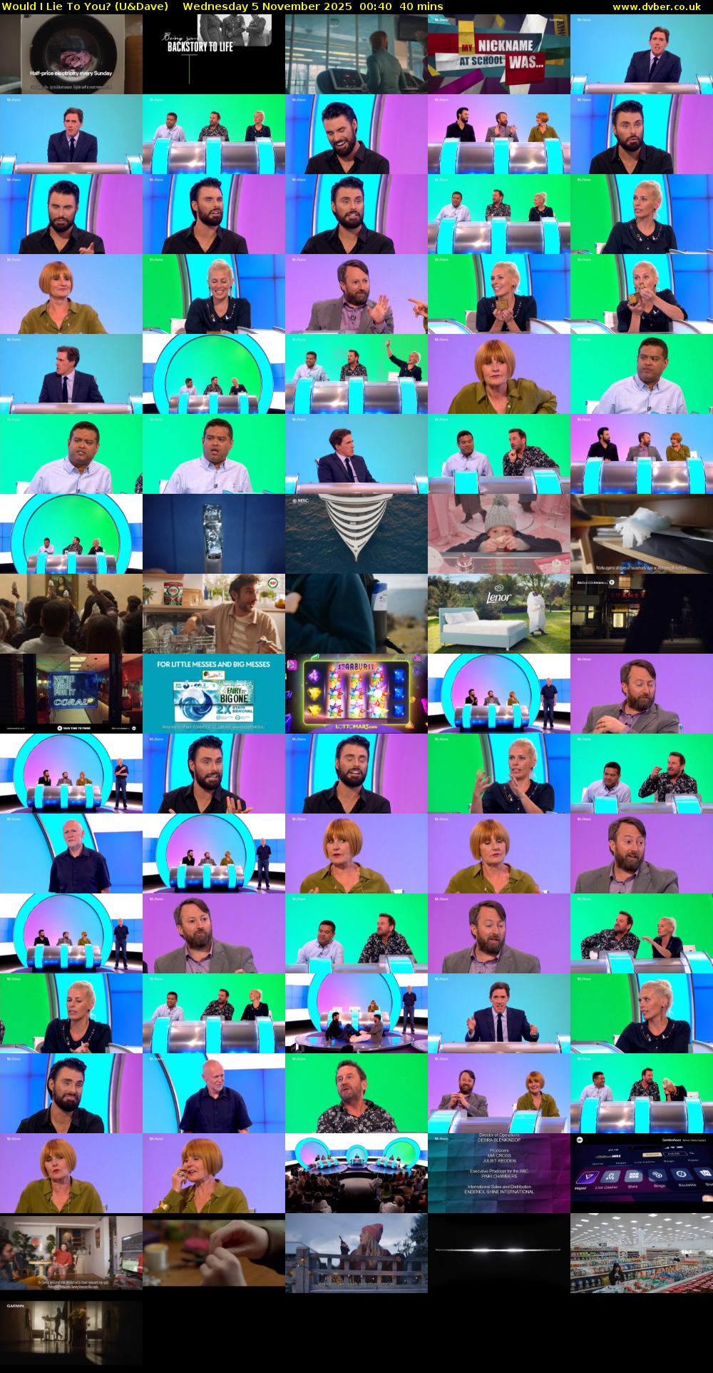 Would I Lie to You? (U&Dave) Wednesday 5 November 2025 00:40 - 01:20