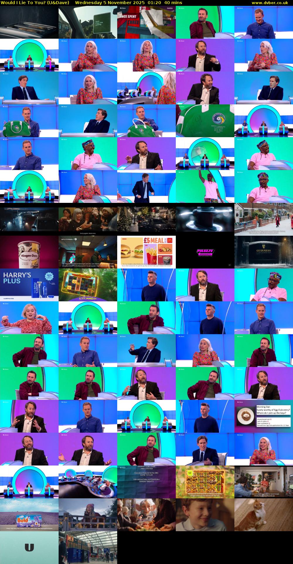 Would I Lie to You? (U&Dave) Wednesday 5 November 2025 01:20 - 02:00