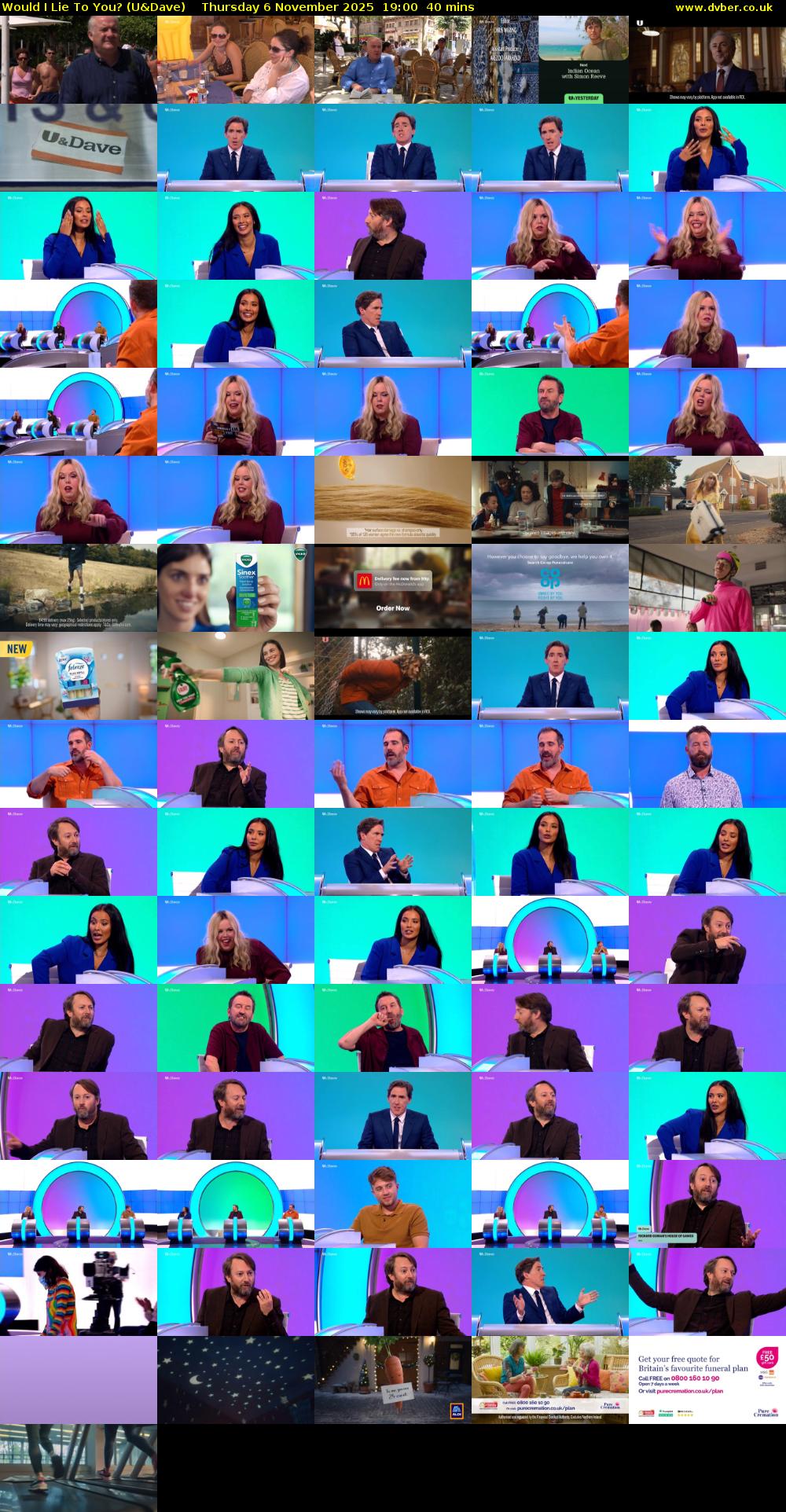 Would I Lie to You? (U&Dave) Thursday 6 November 2025 19:00 - 19:40