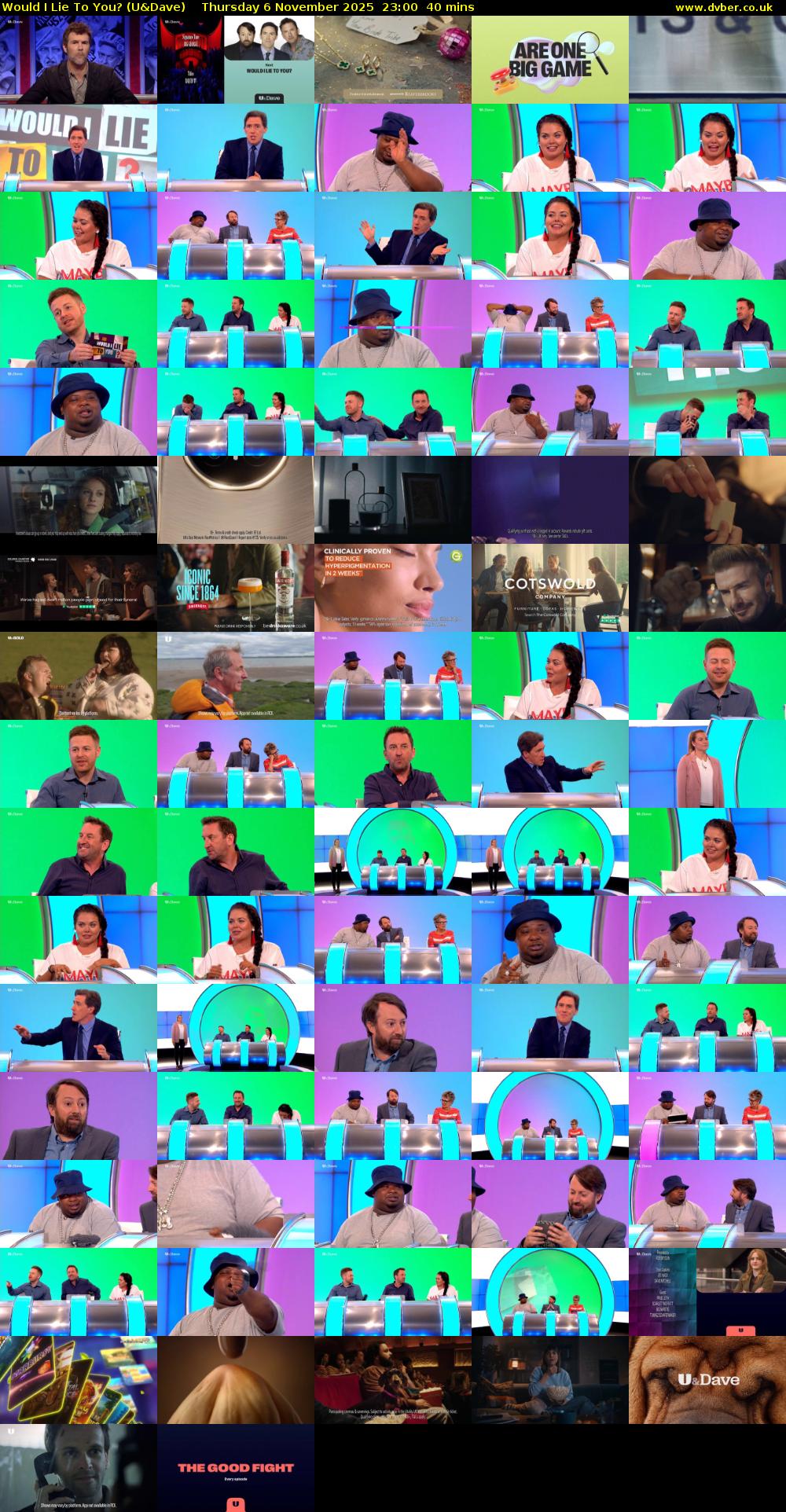 Would I Lie to You? (U&Dave) Thursday 6 November 2025 23:00 - 23:40