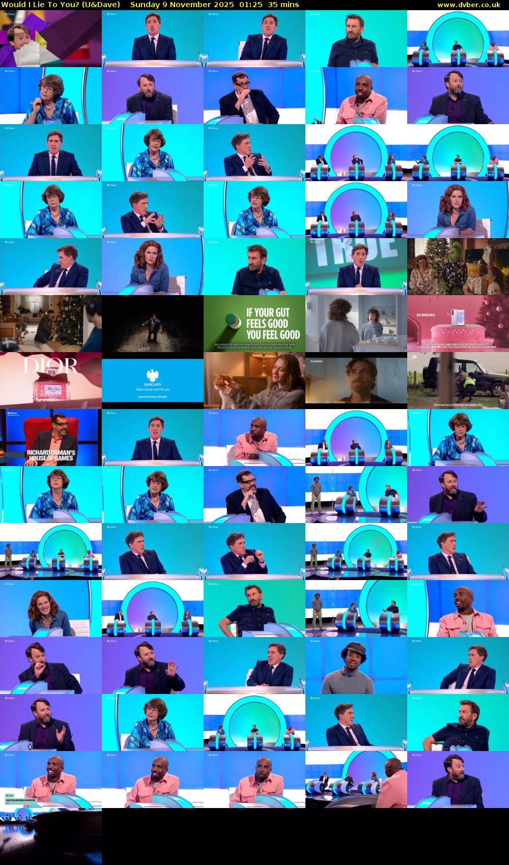 Would I Lie to You? (U&Dave) Sunday 9 November 2025 01:25 - 02:00