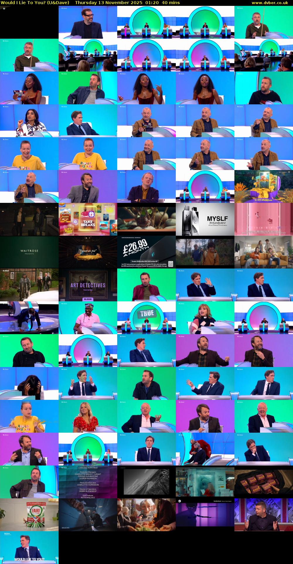 Would I Lie to You? (U&Dave) Thursday 13 November 2025 01:20 - 02:00