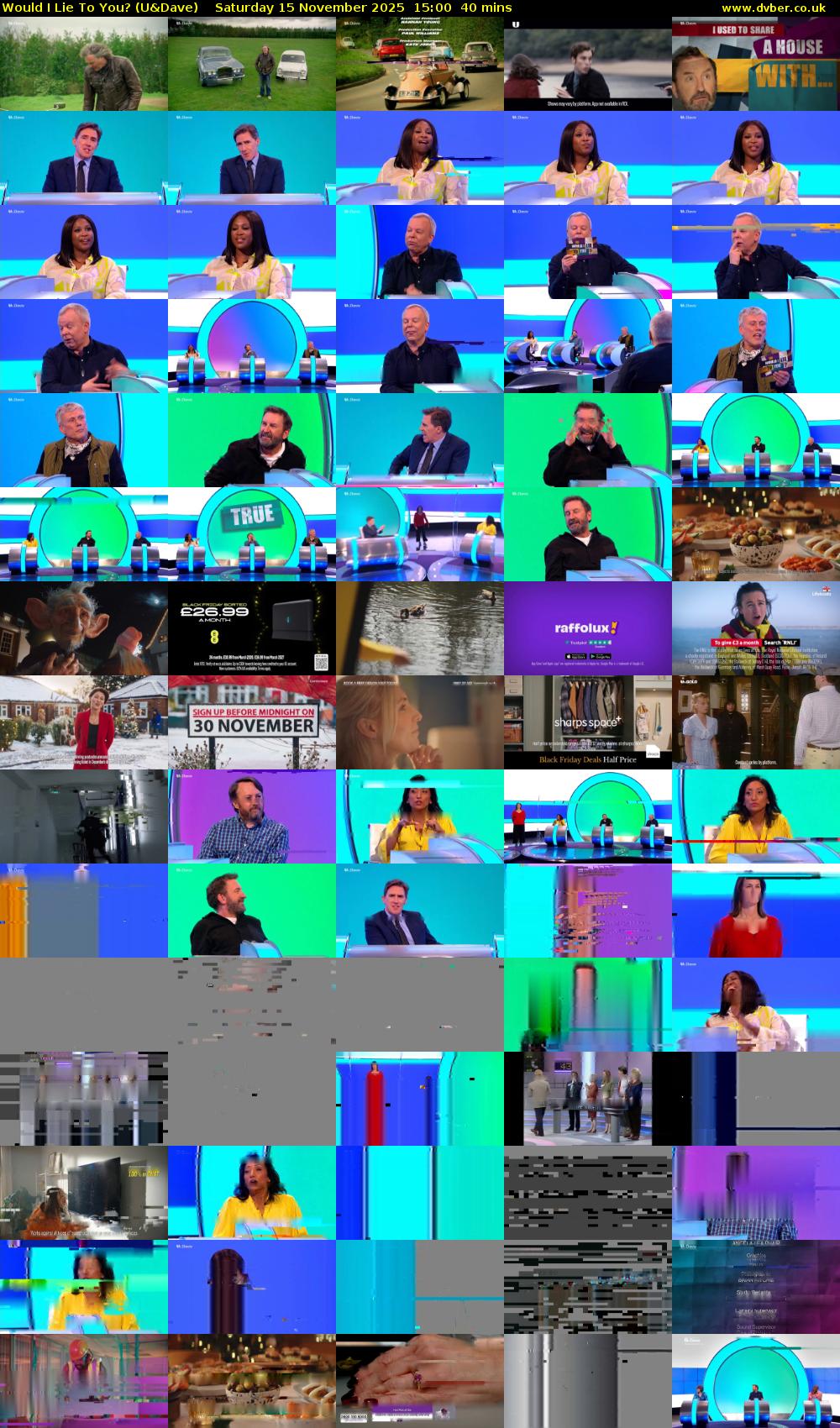 Would I Lie to You? (U&Dave) Saturday 15 November 2025 15:00 - 15:40